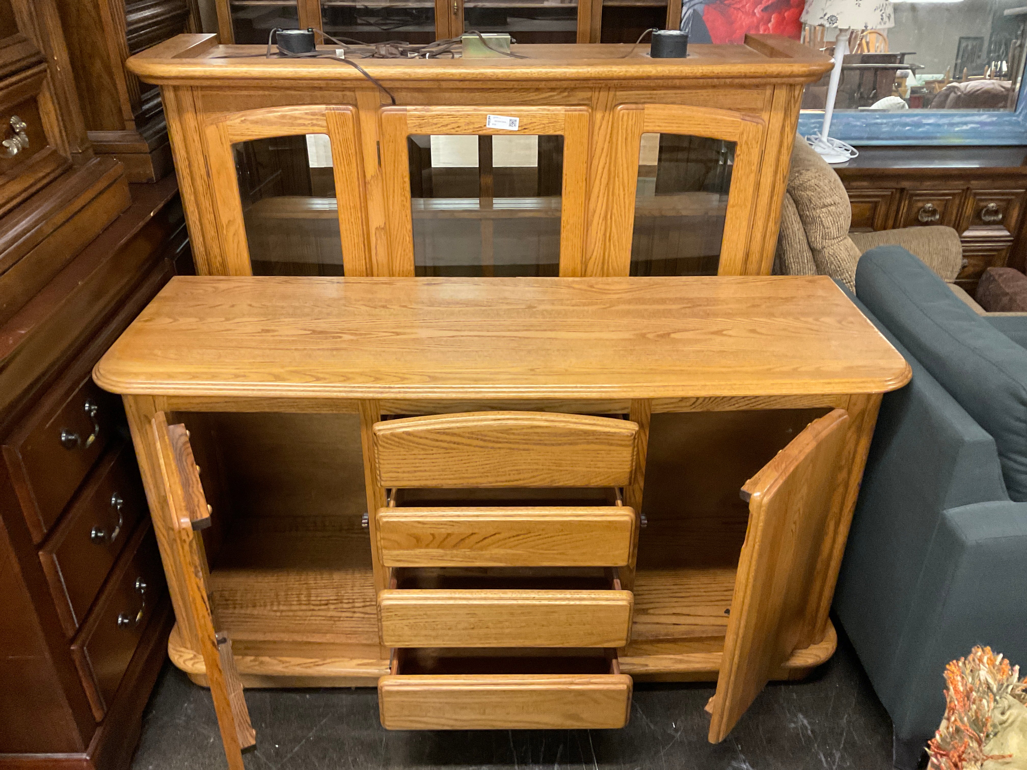 Oak China Cabinet