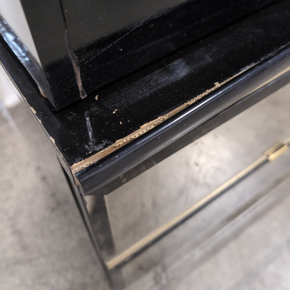 Pair of Art Deco Style Mirrored Two-Drawer Dresser