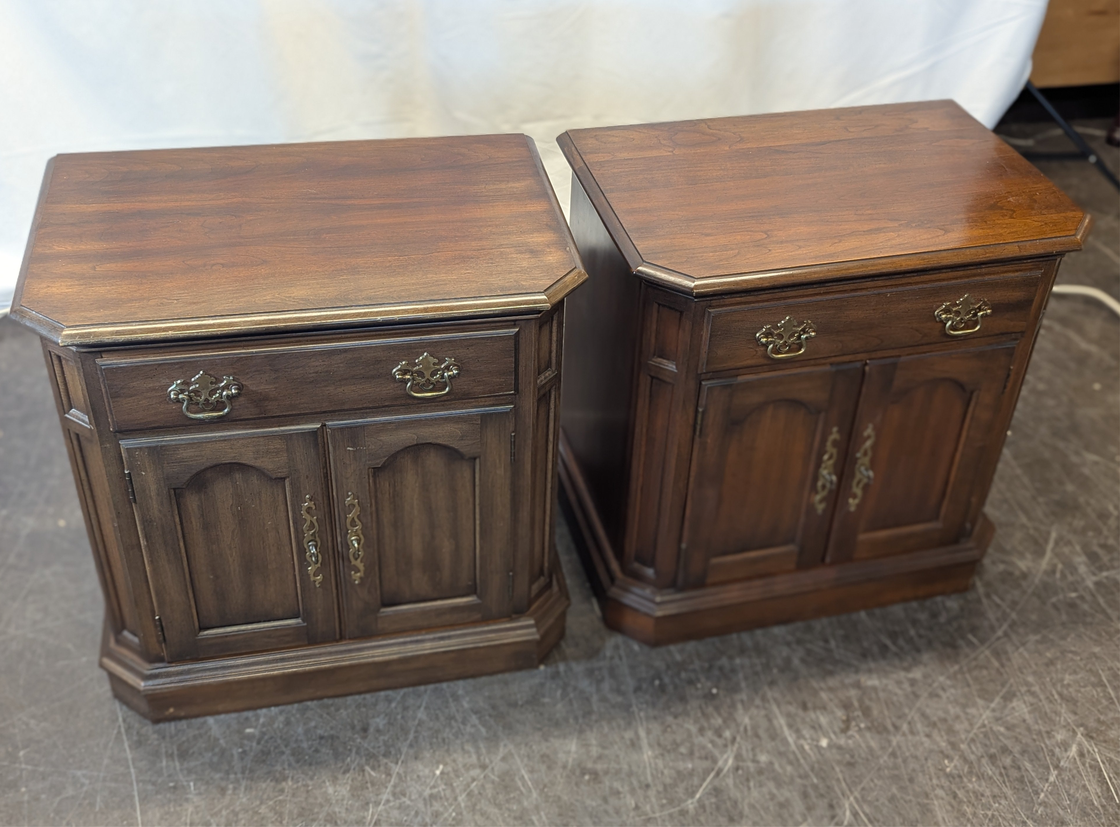 Pennsylvania House Two Door One Drawer Nightstand