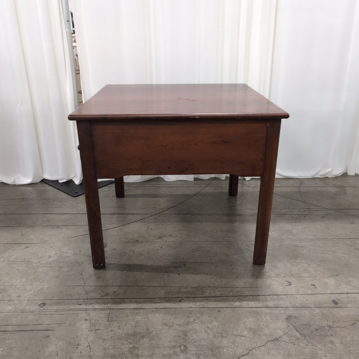 Lexington Cherry-toned Wood End Table with a Single Drawer