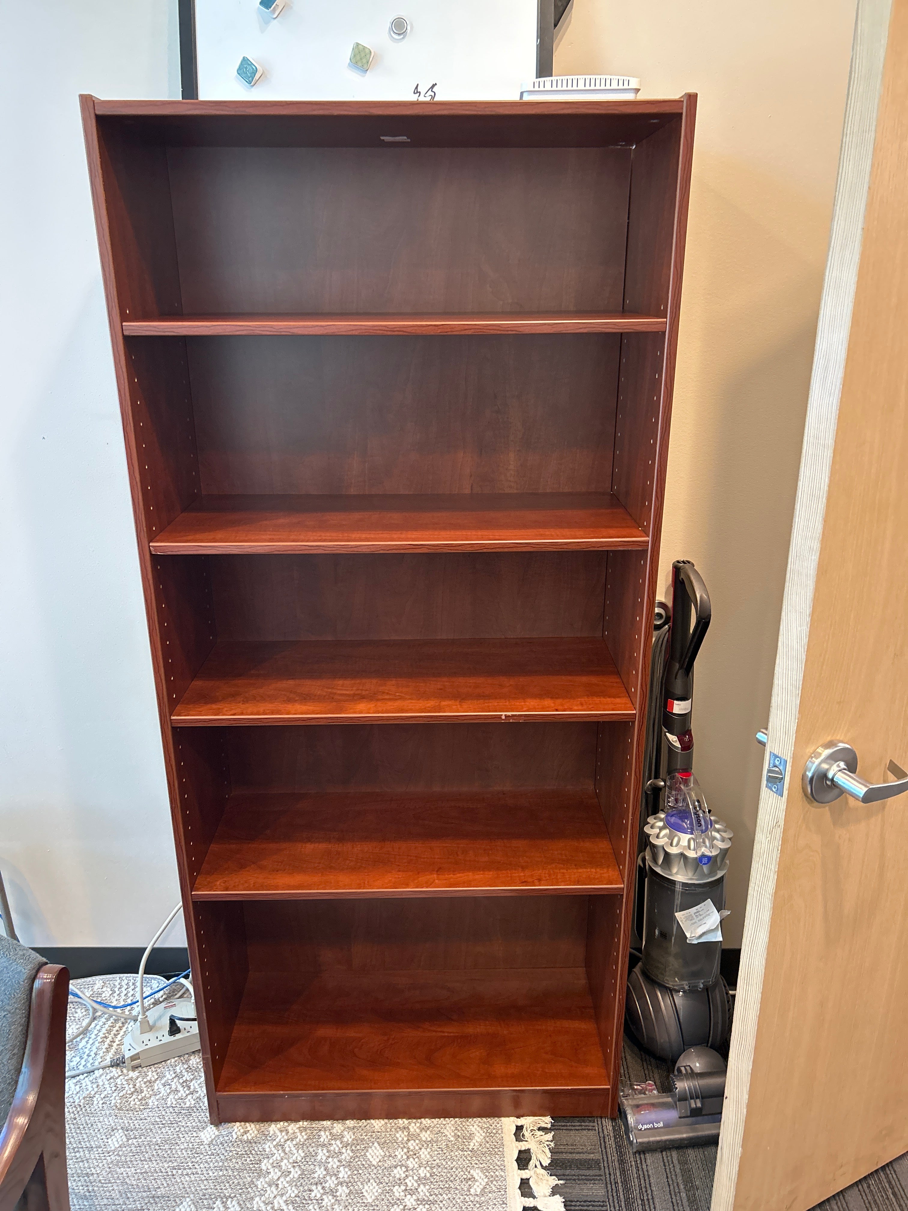 Cherry wood book shelves 5x3x12 book shelves