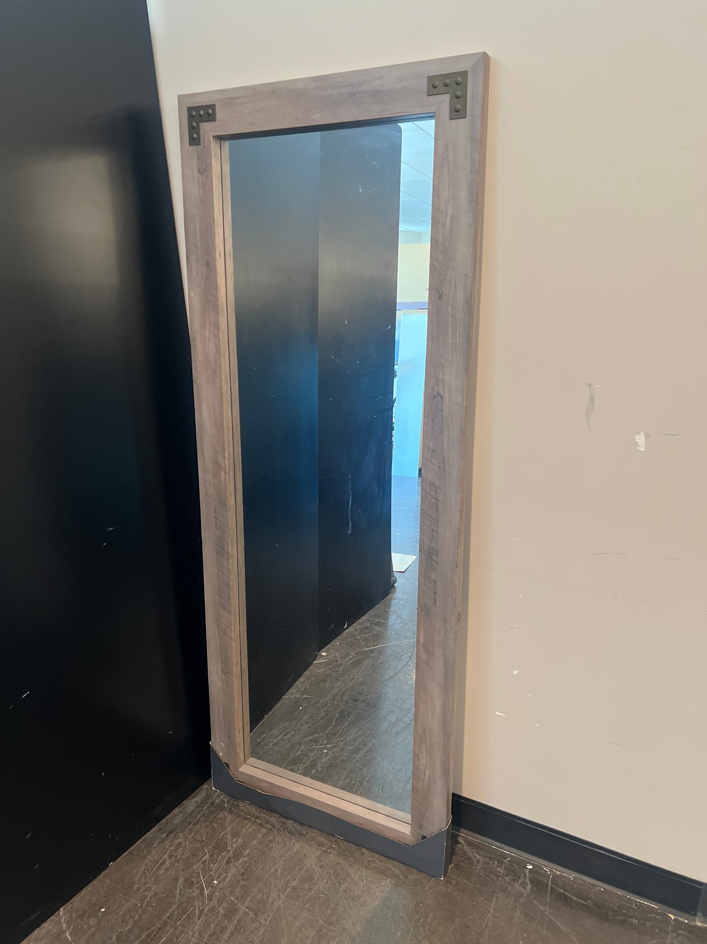 Full-Length Wood Frame Mirror