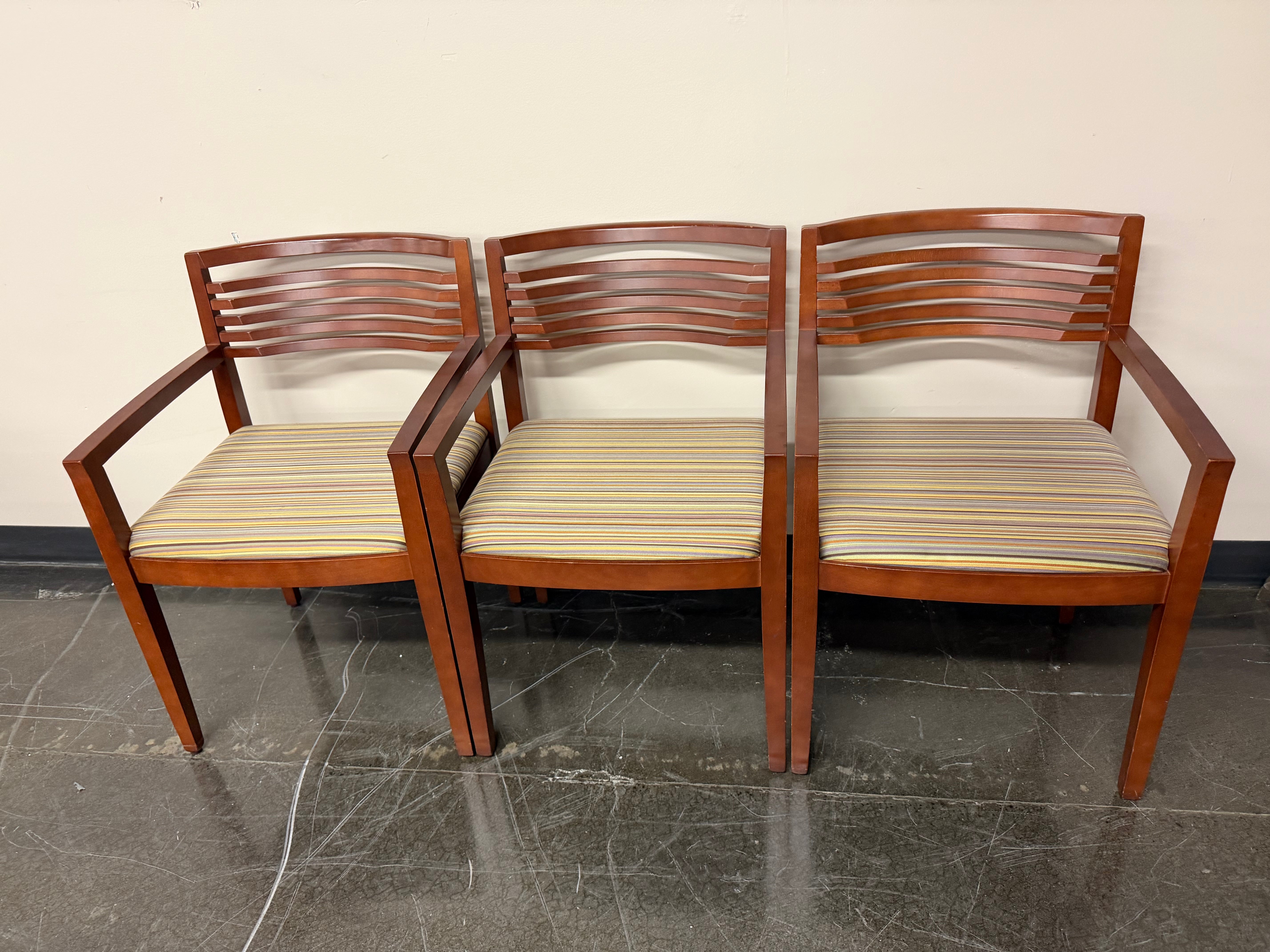 Three Knoll Studio Ricchio Arm Chairs by Joseph and Linda Ricchio (Set of 3)