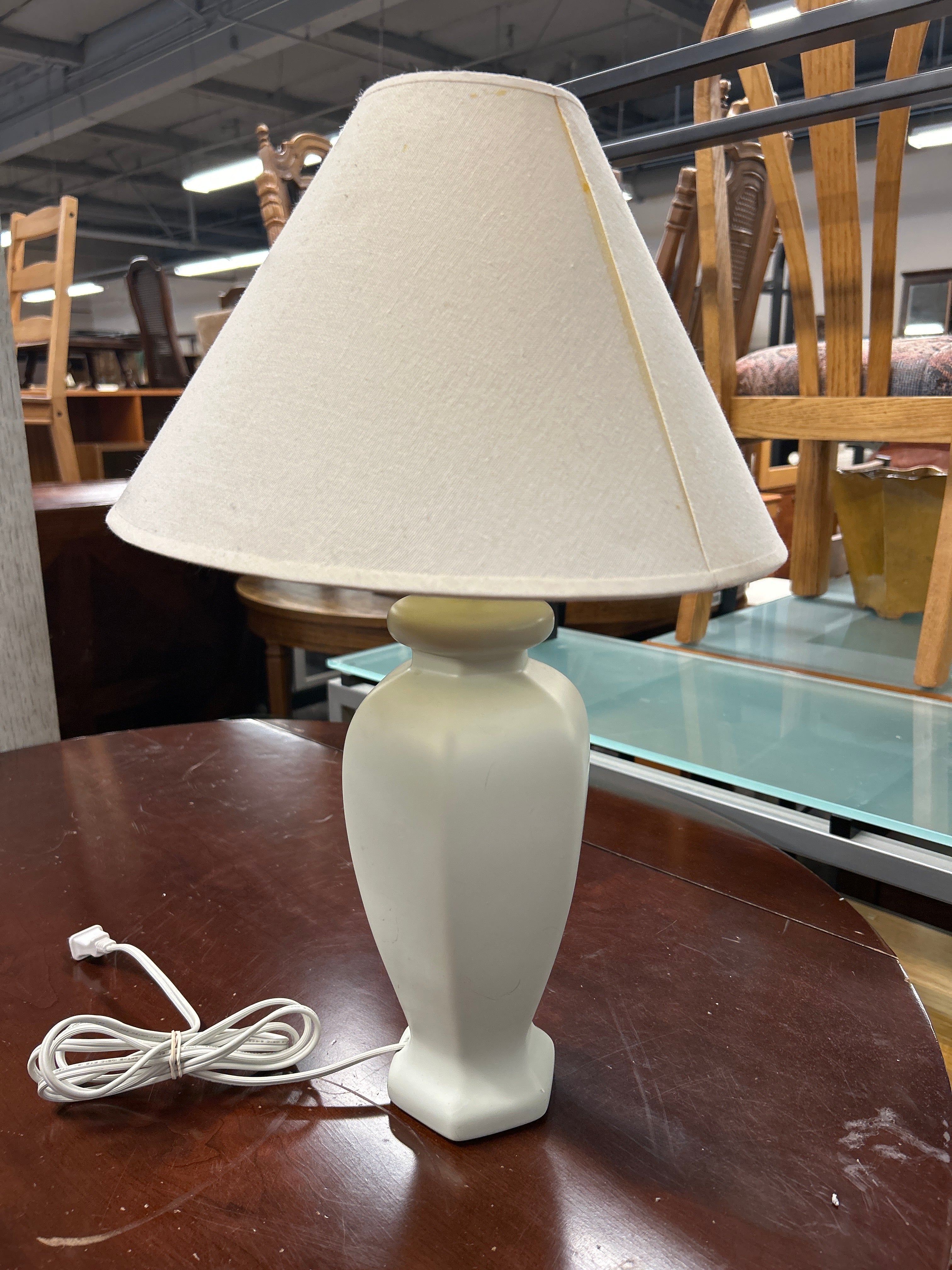 White Ceramic Lamp