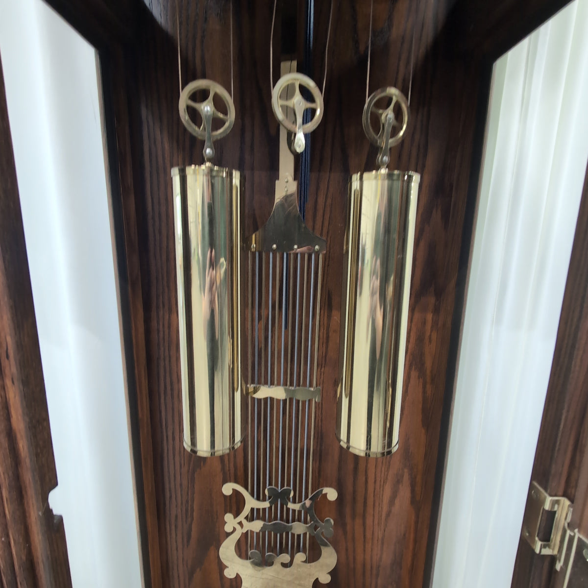 Zachariah Maples Grandfather Clock co. Classic Moon Phase Grandfather Clock in Wood