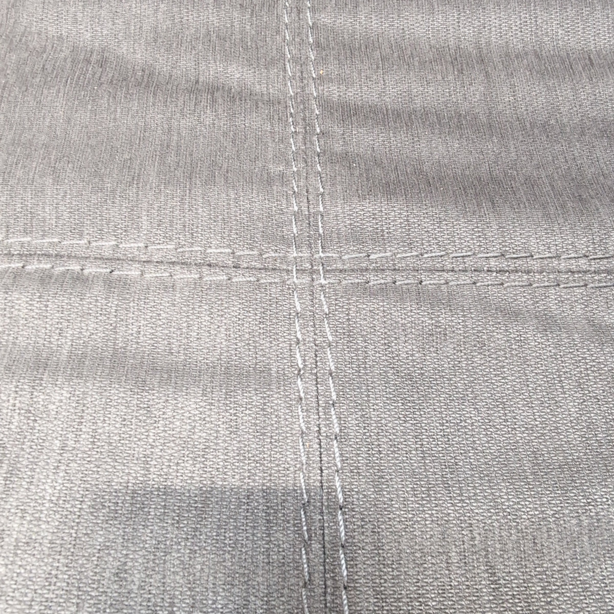 Charcoal Gray Fabric L-Shaped Sectional Couch