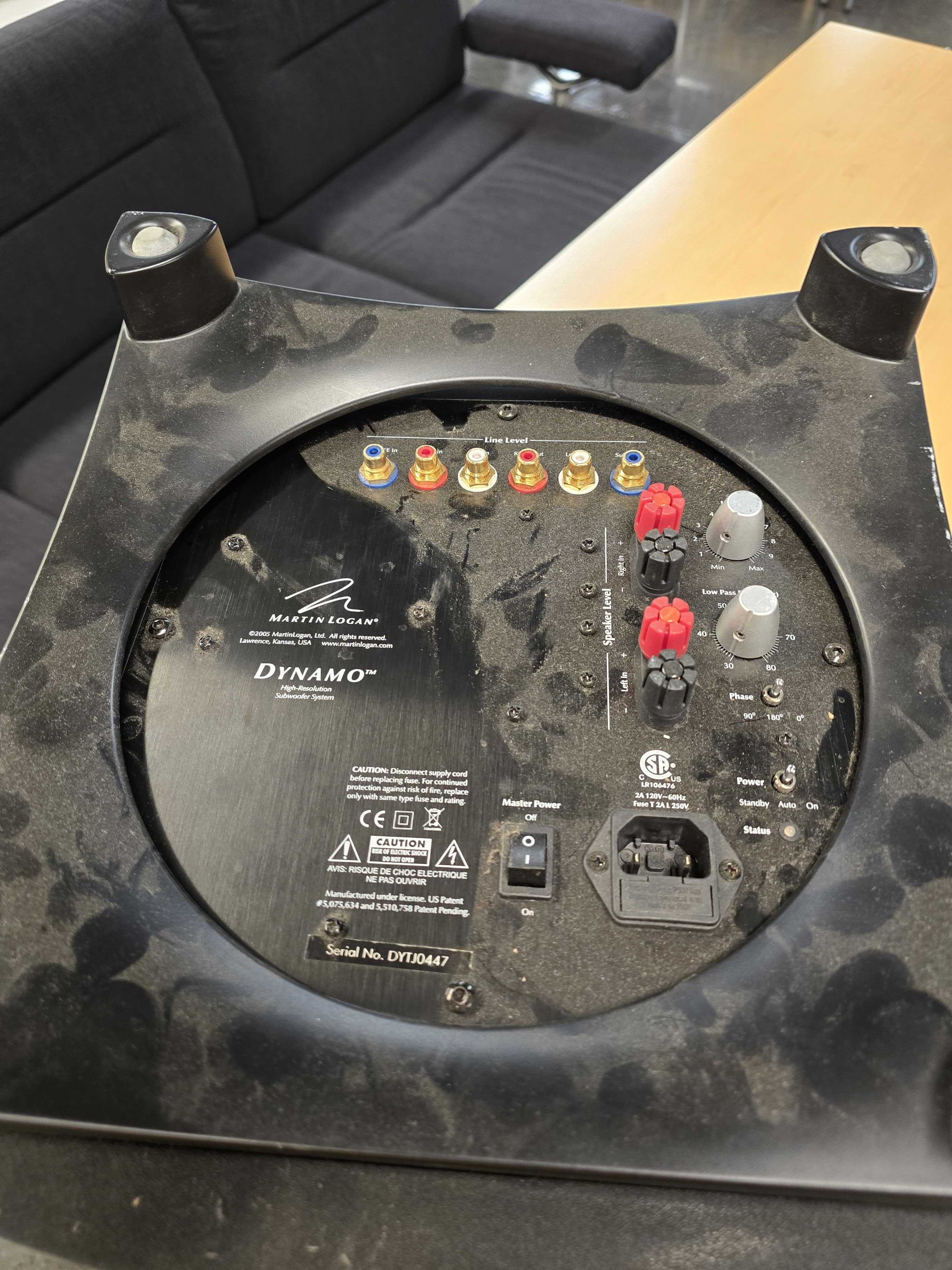 Martin Logan Subwoofer Dynamo