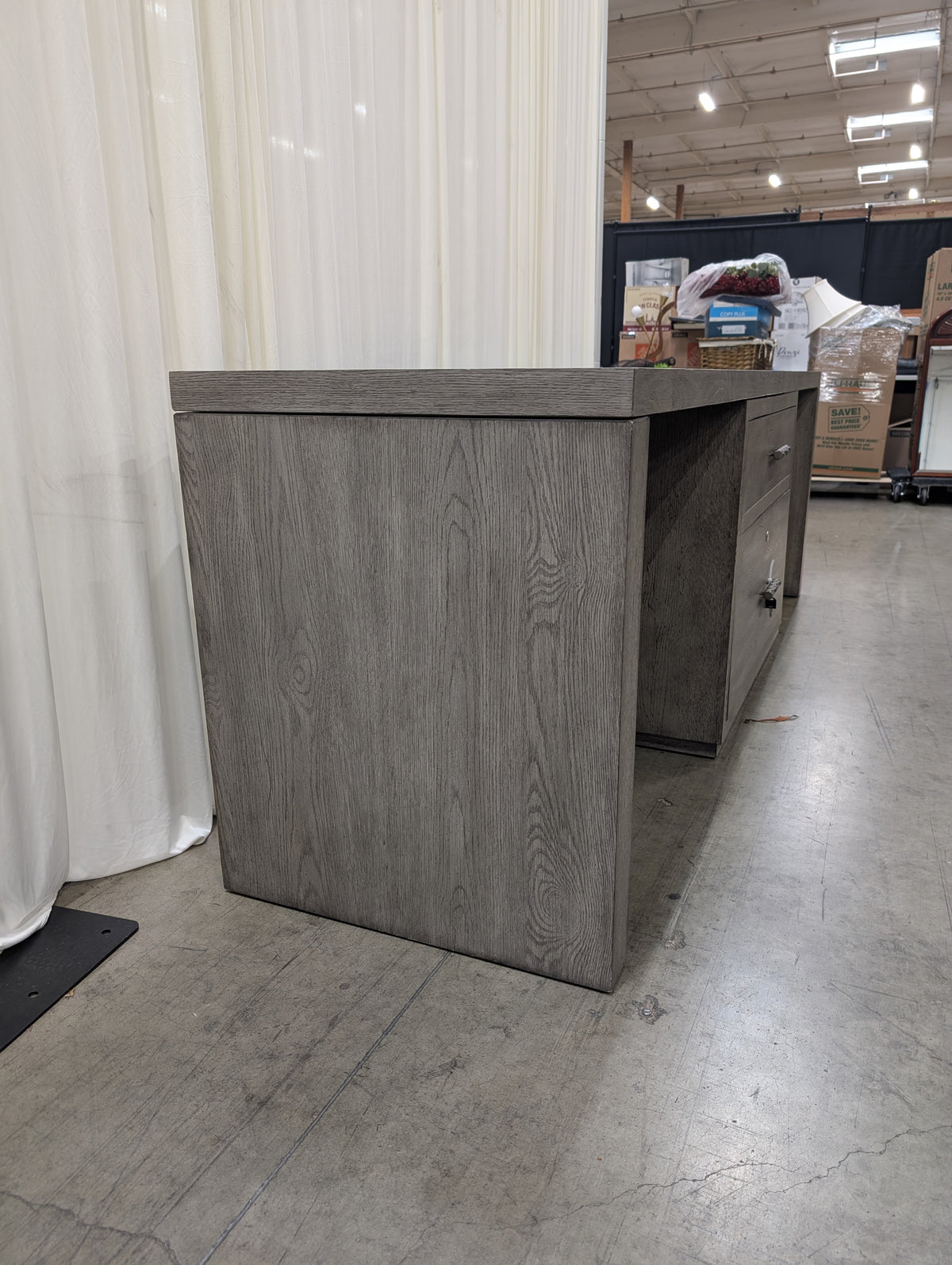 Hooker Furniture Linville Falls Desk with 2-Drawer Lateral File Cabinet