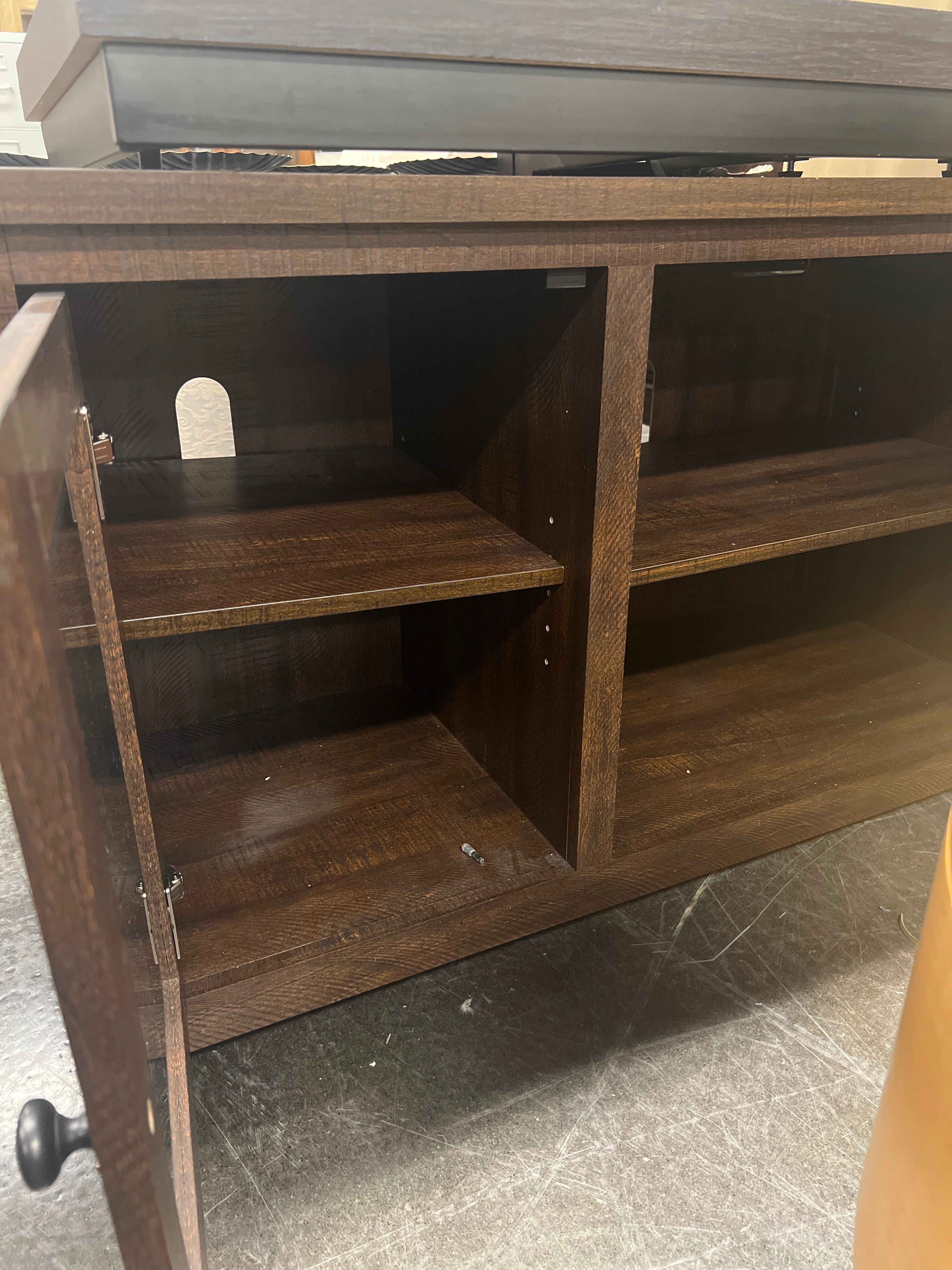 Ashley Arlenbry LG TV Stand - with space for Fireplace insert