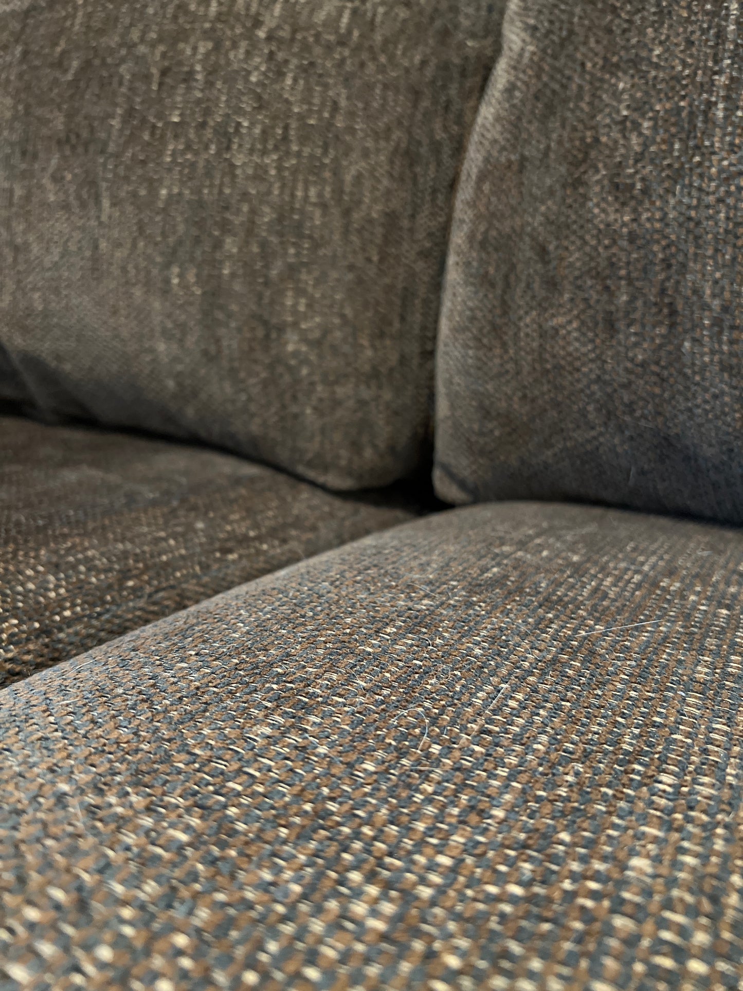 La-Z-Boy Brown Fabric 3-Seat Sofa