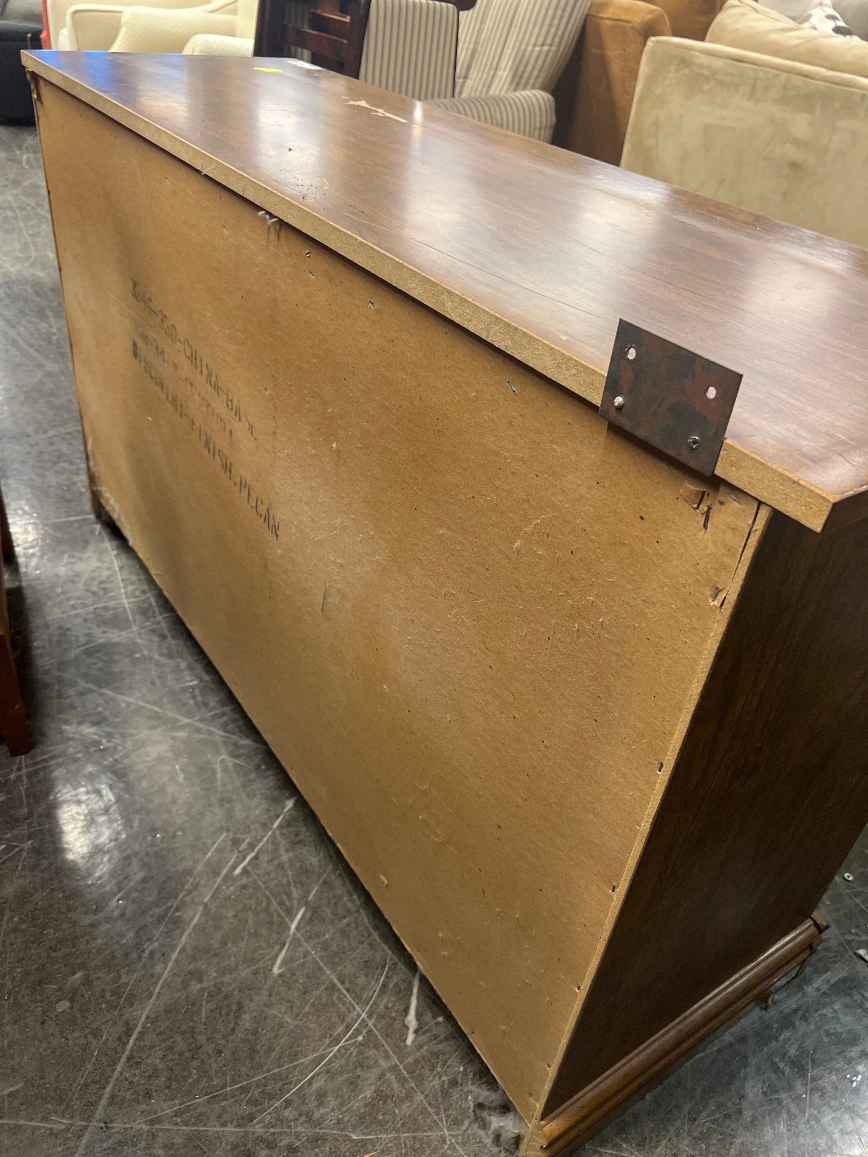 Oak credenza buffett