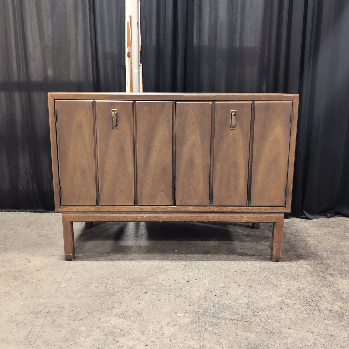 Mid-Century Style Wood Dresser with Integrated Pulls