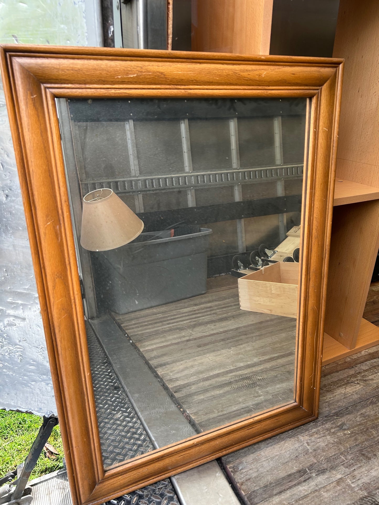 Wood Frame Mirror