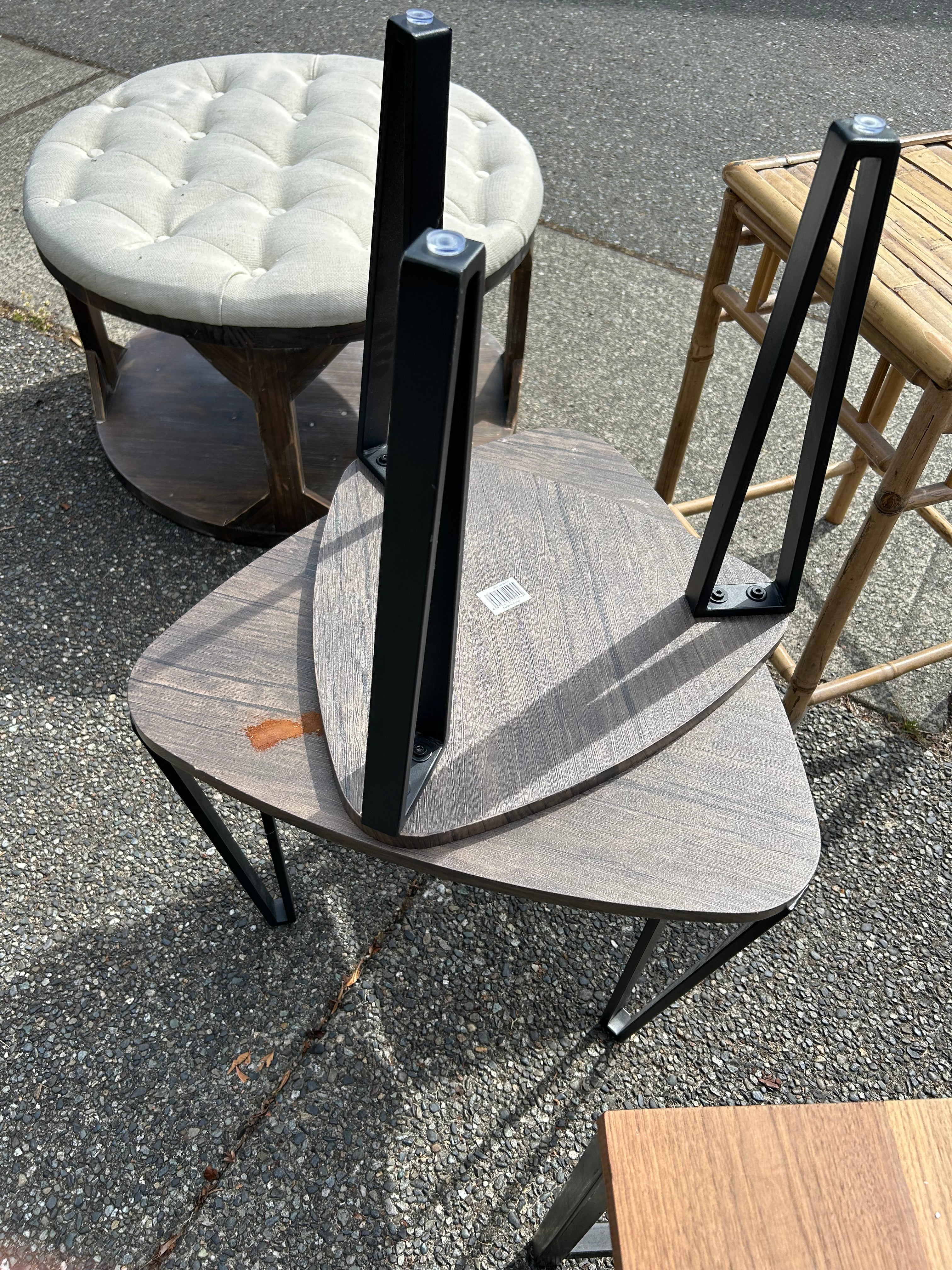 Triangular Table Set
