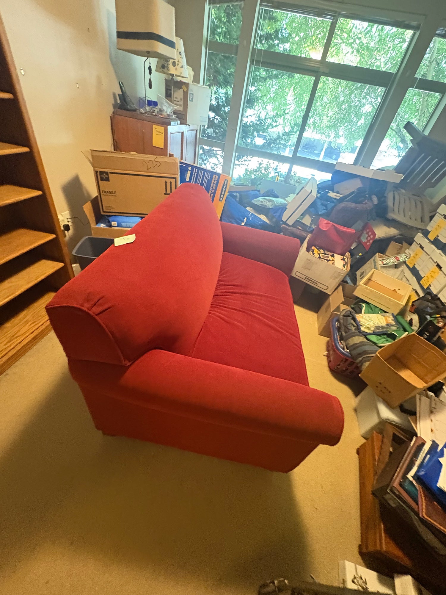 Bassett Red Velvet Daybed