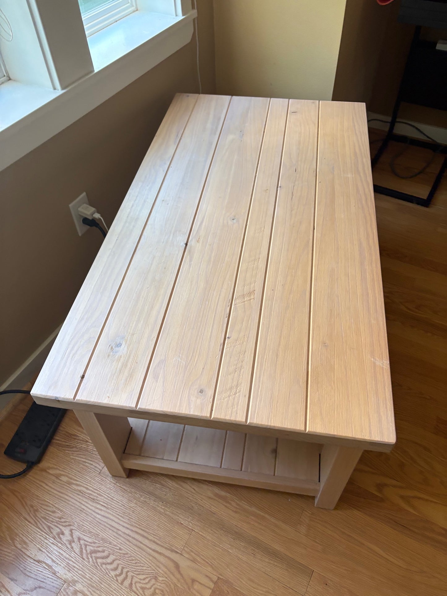 IKEA REKARNE Brown Wood Coffee Table
