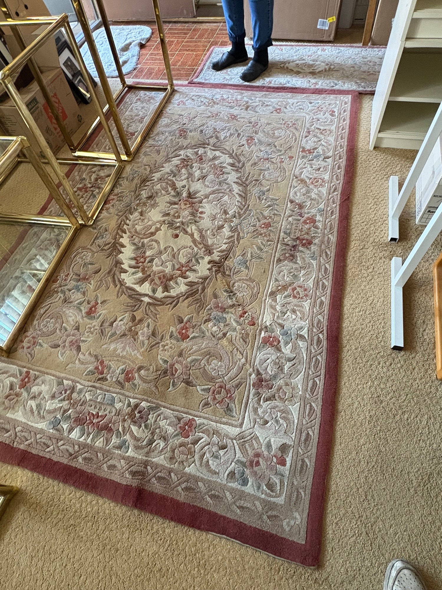 Floral Medallion Area Rug