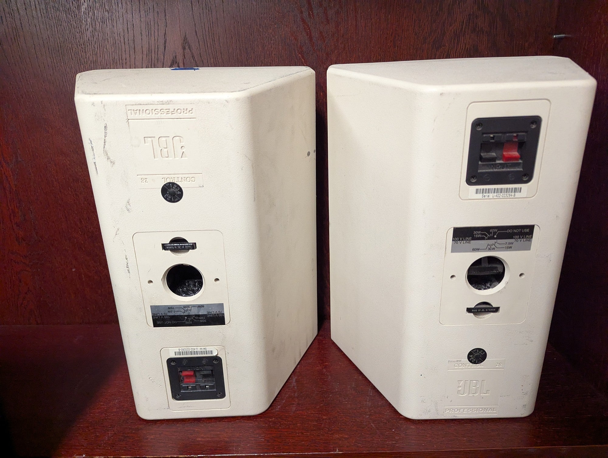 JBL Professional Control 28 Cream Speakers