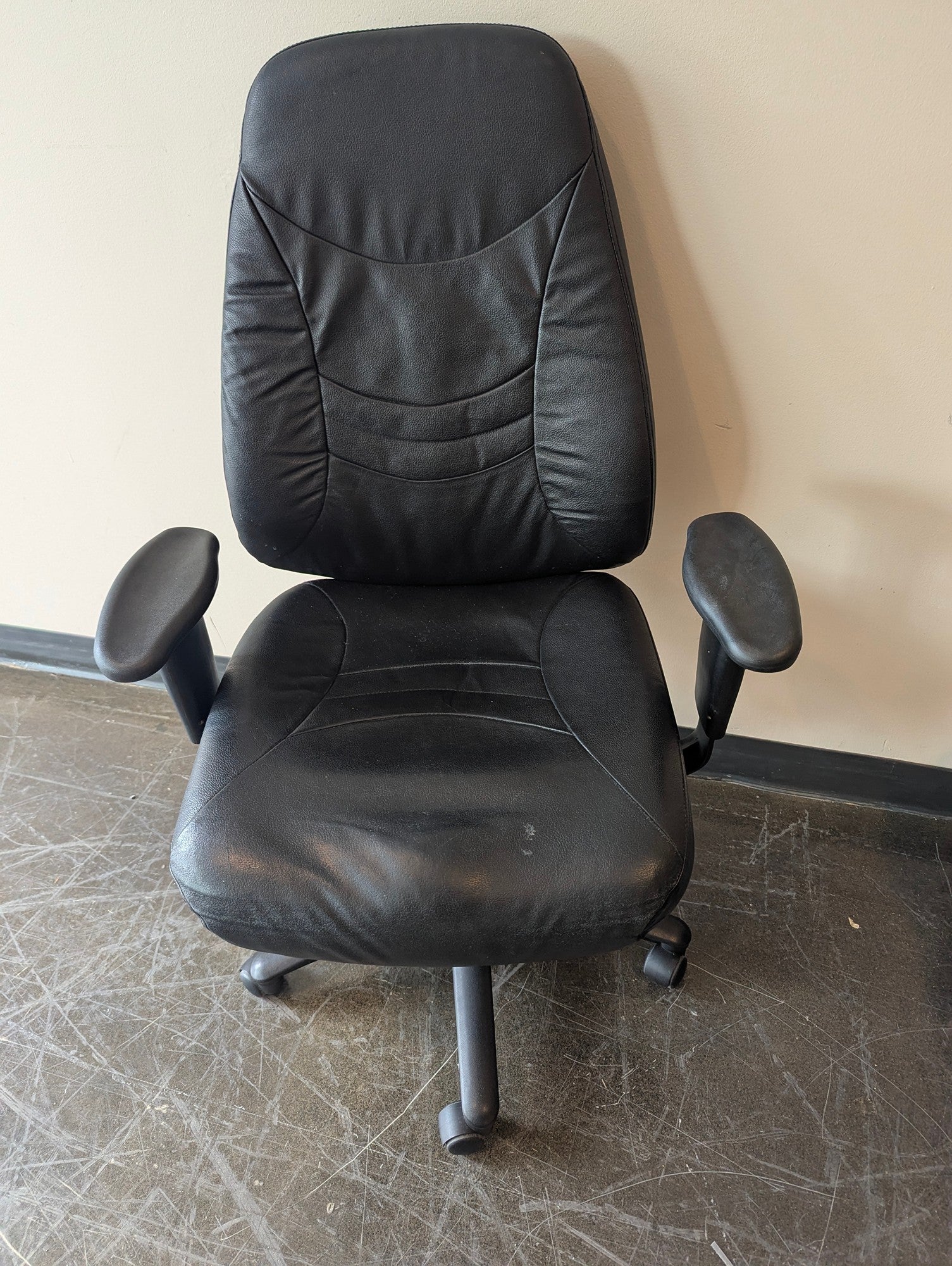 Black Leather Office Chair