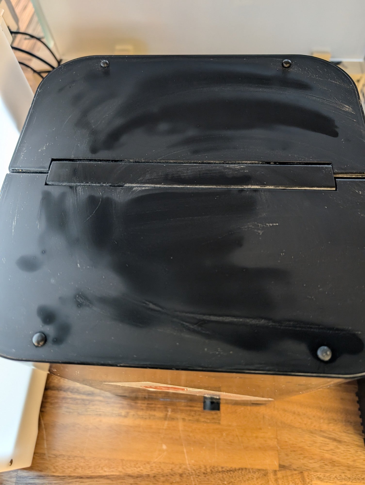 Black Digital Control Electronic Device with Timer and Temperature Display