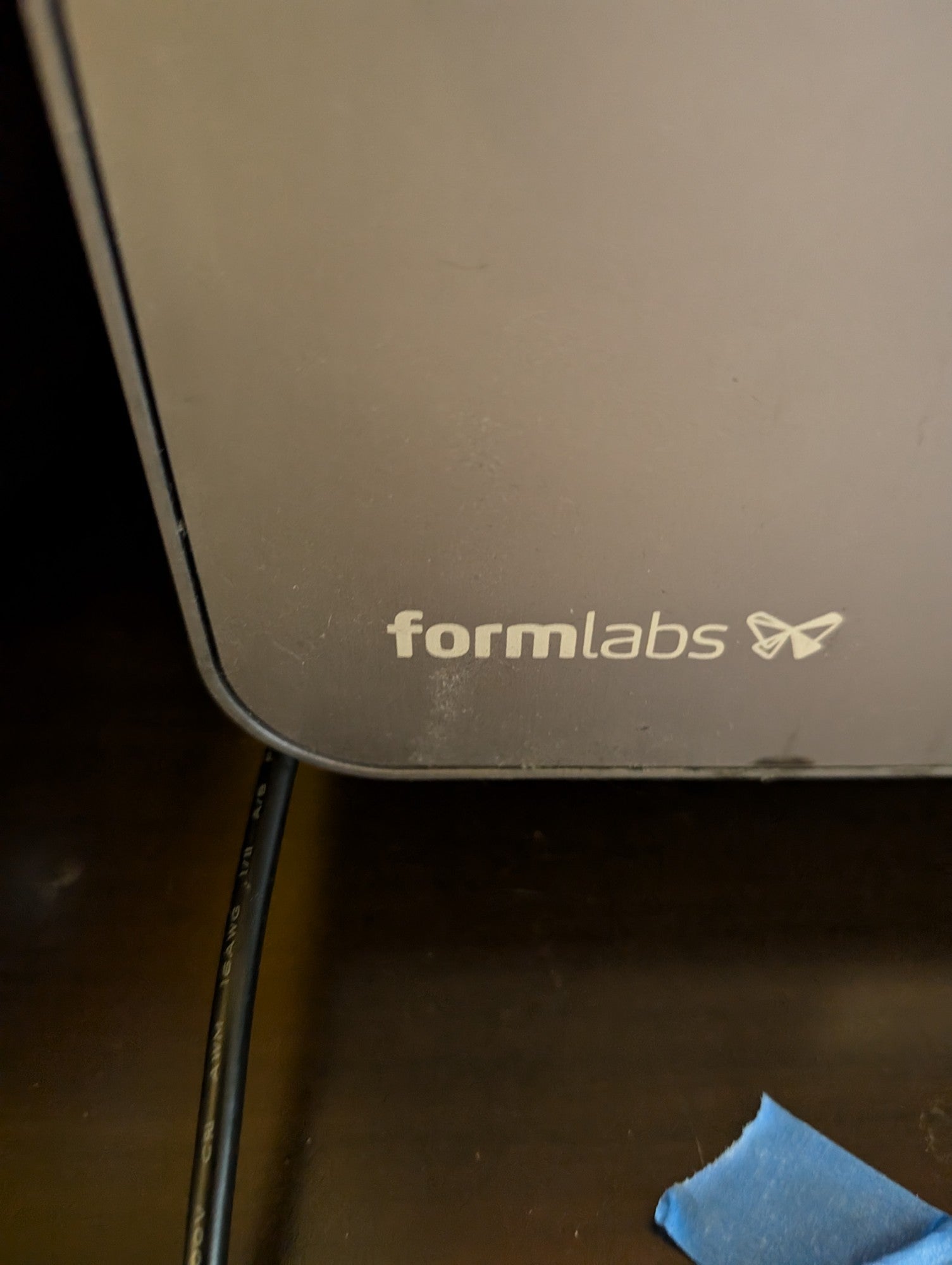 Formlabs Professional SLA 3D Printer with Translucent Orange Cover