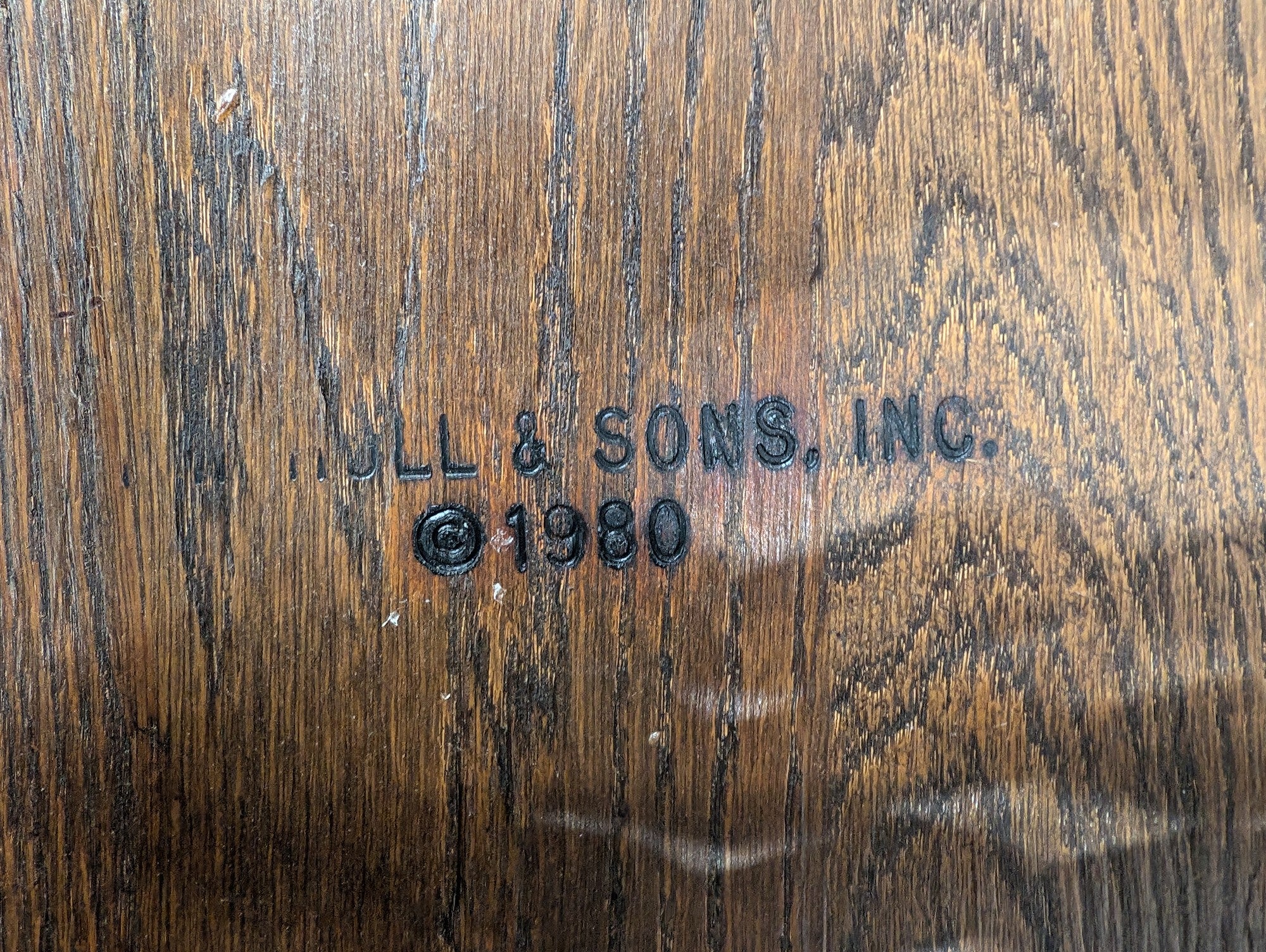 Pair of LL & SONS, INC. 1980 Ornate Carved Wood Armchairs