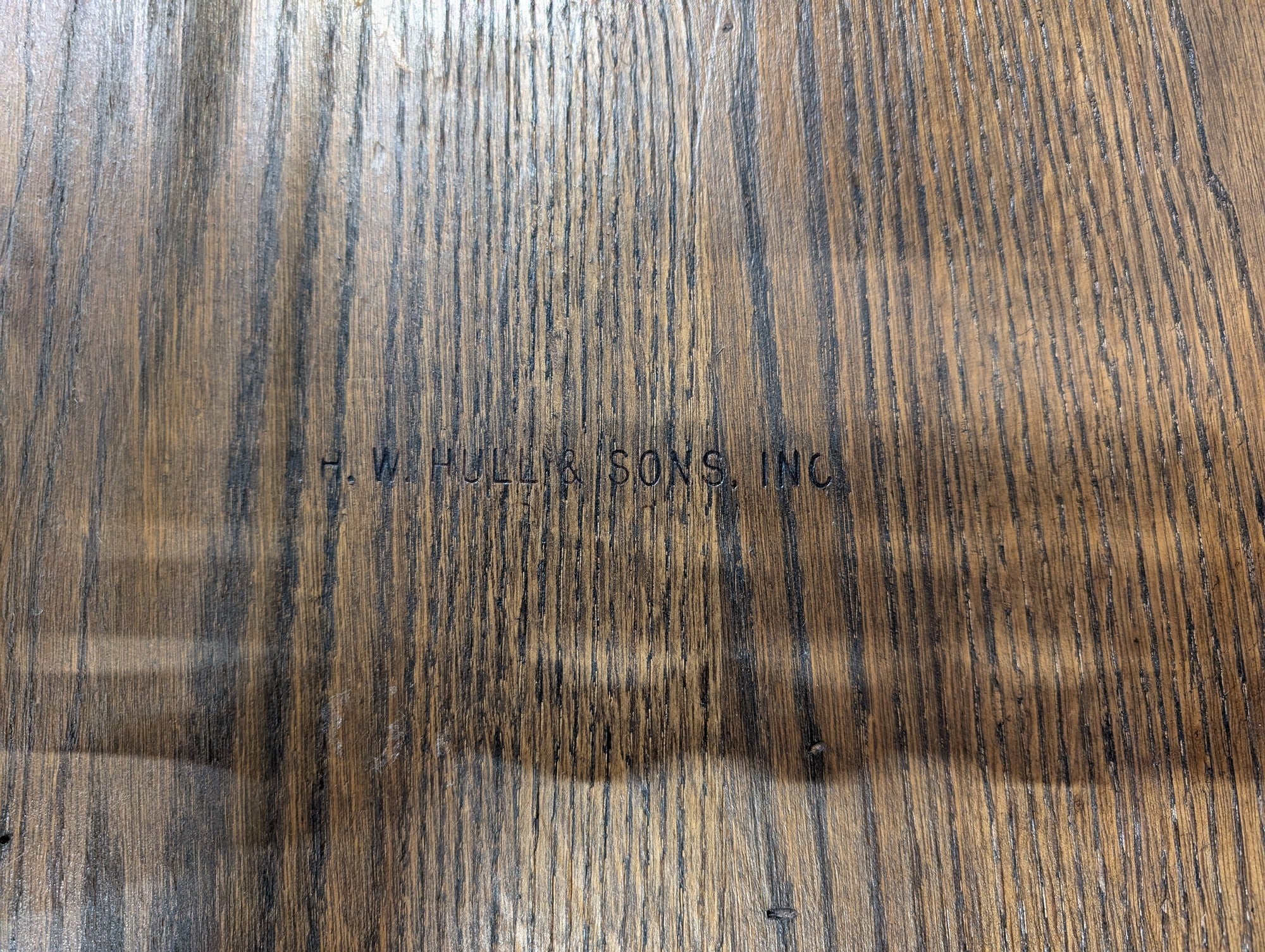 Set of Four H. W. Hullis & Sons Inc. Carved Oak Barley Twist Dining Chair