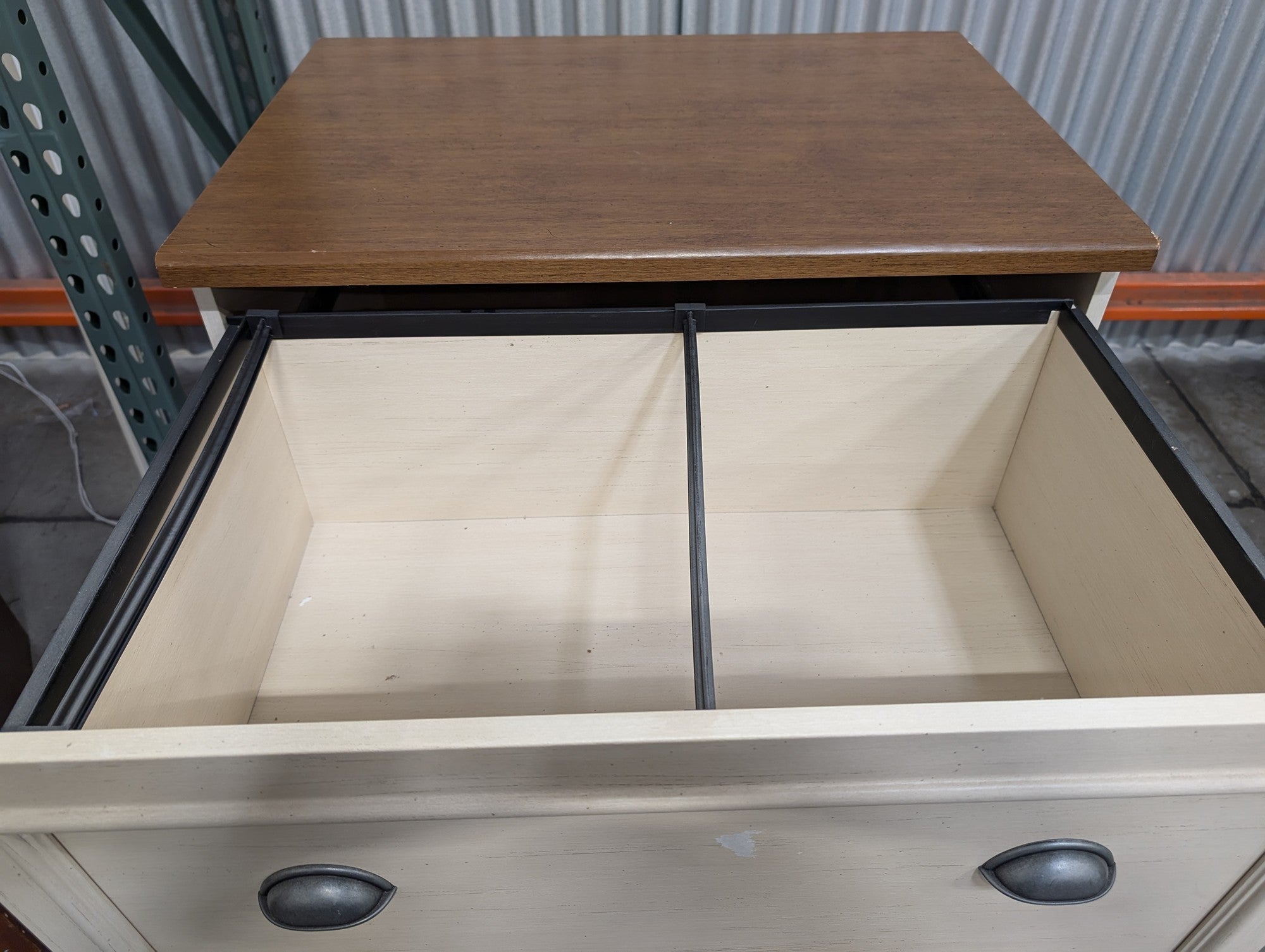 Bush Furniture Two-Drawer Filing Cabinet with Contrasting Top