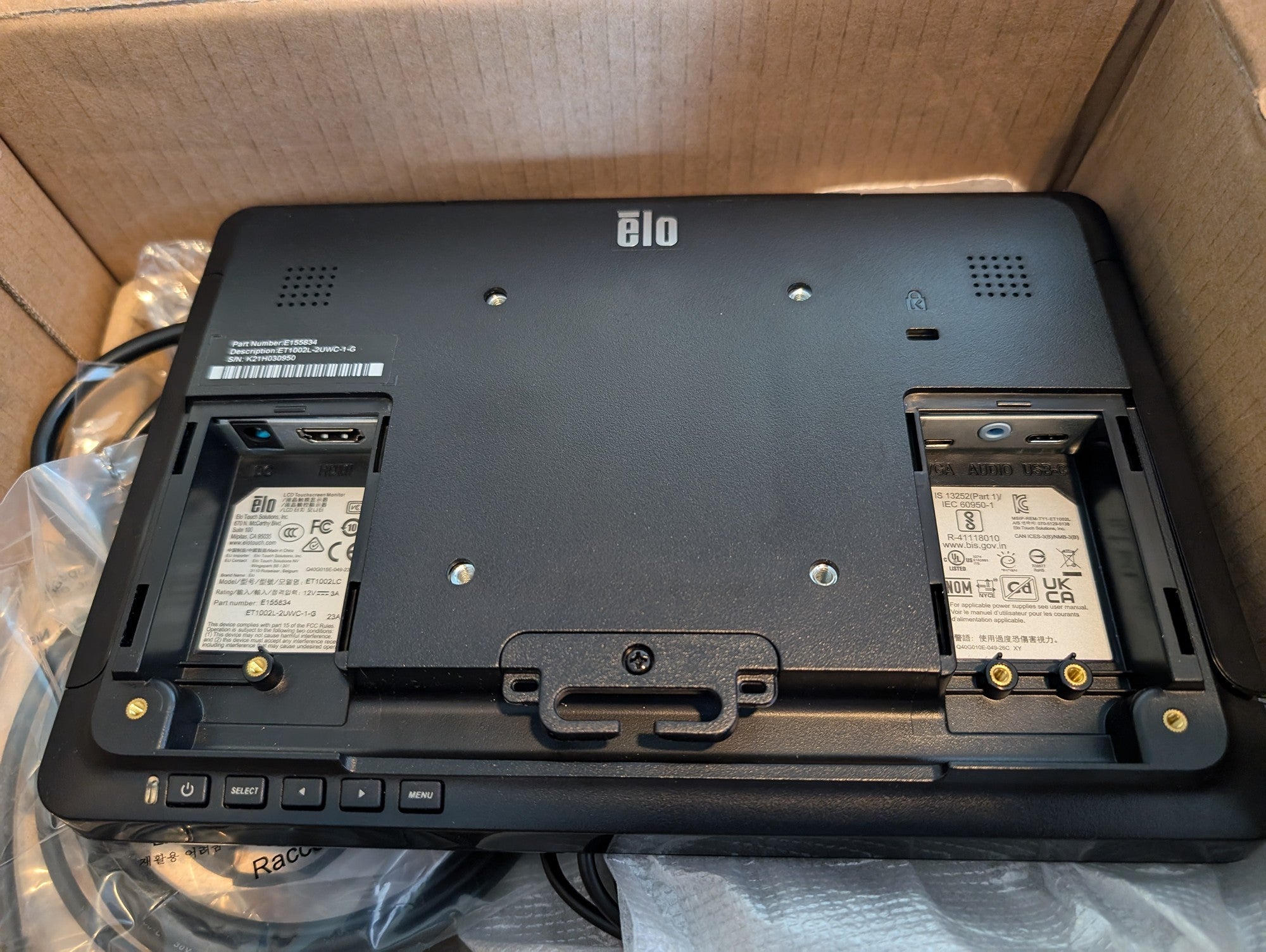Elo I-Series 10-inch Android Touchscreen Display