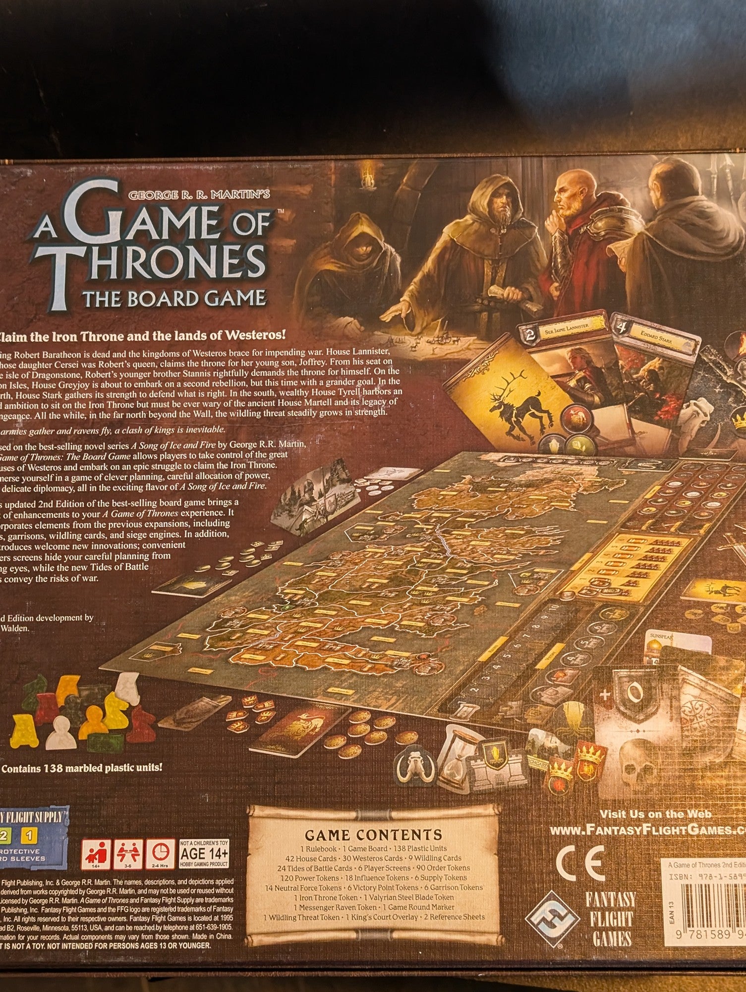 Fantasy Flight Games A Game of Thrones The Board Game Second Edition