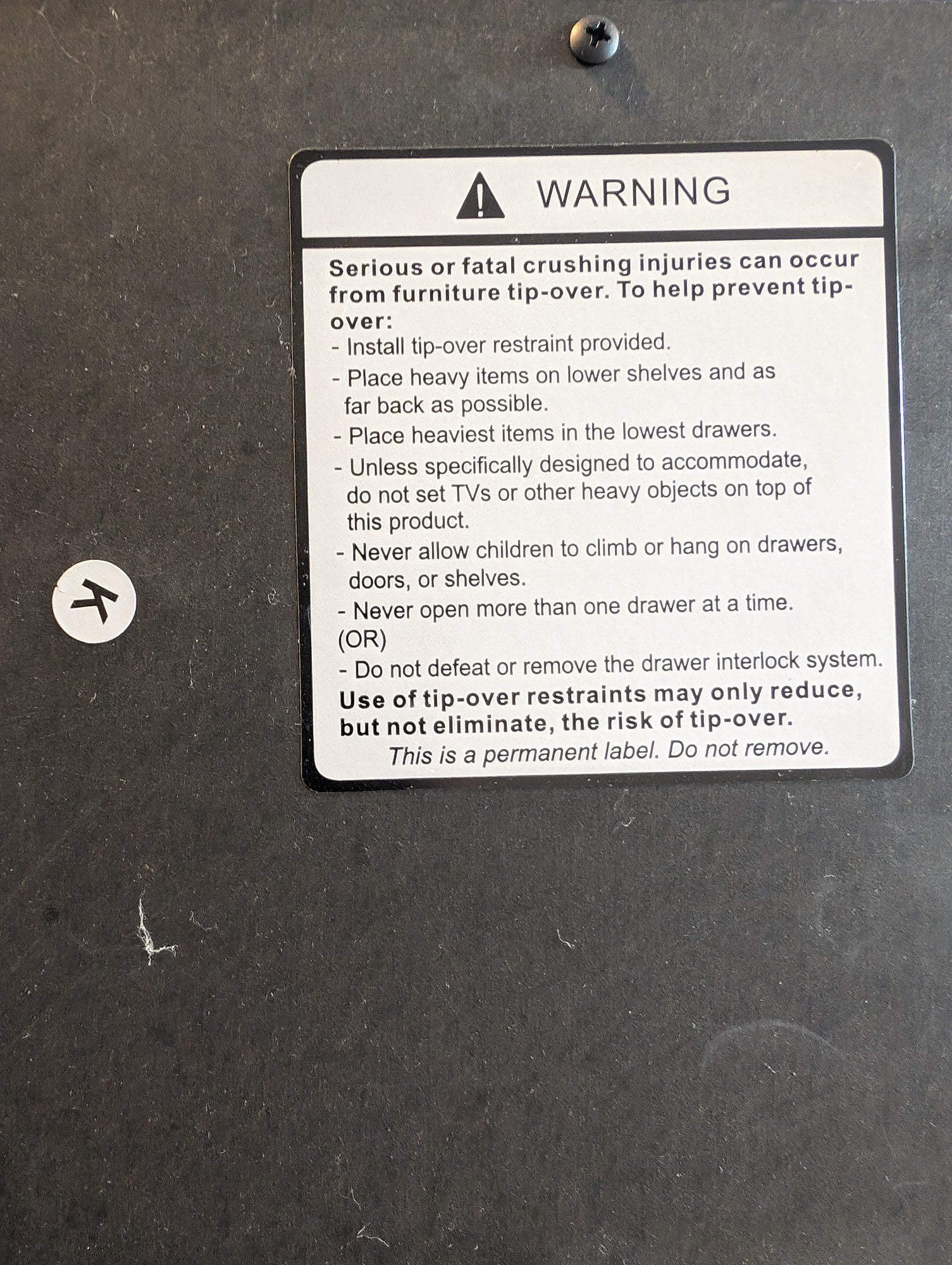 Dark Wood Finish Bookcase with Lower Cabinet Storage