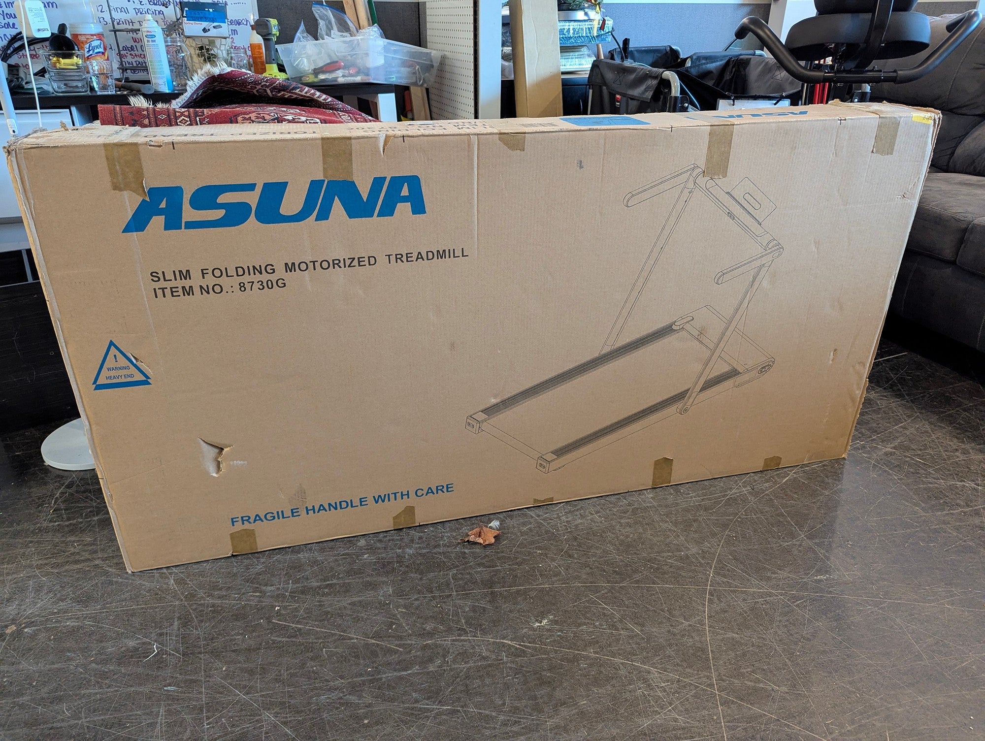 New ASUNA Slim Folding Motorized Treadmill 8730G (In Box)