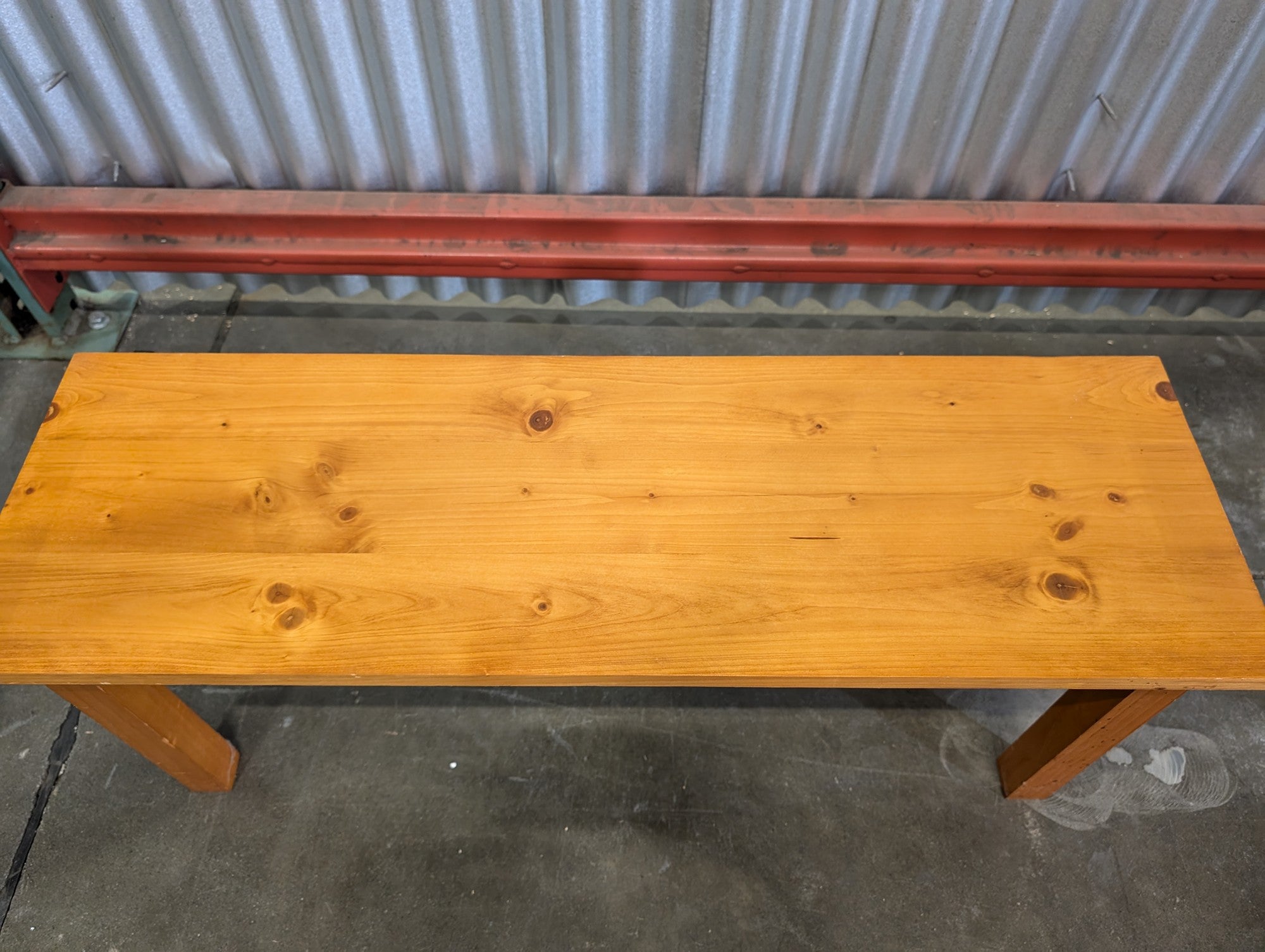 Small Hardwood Bench