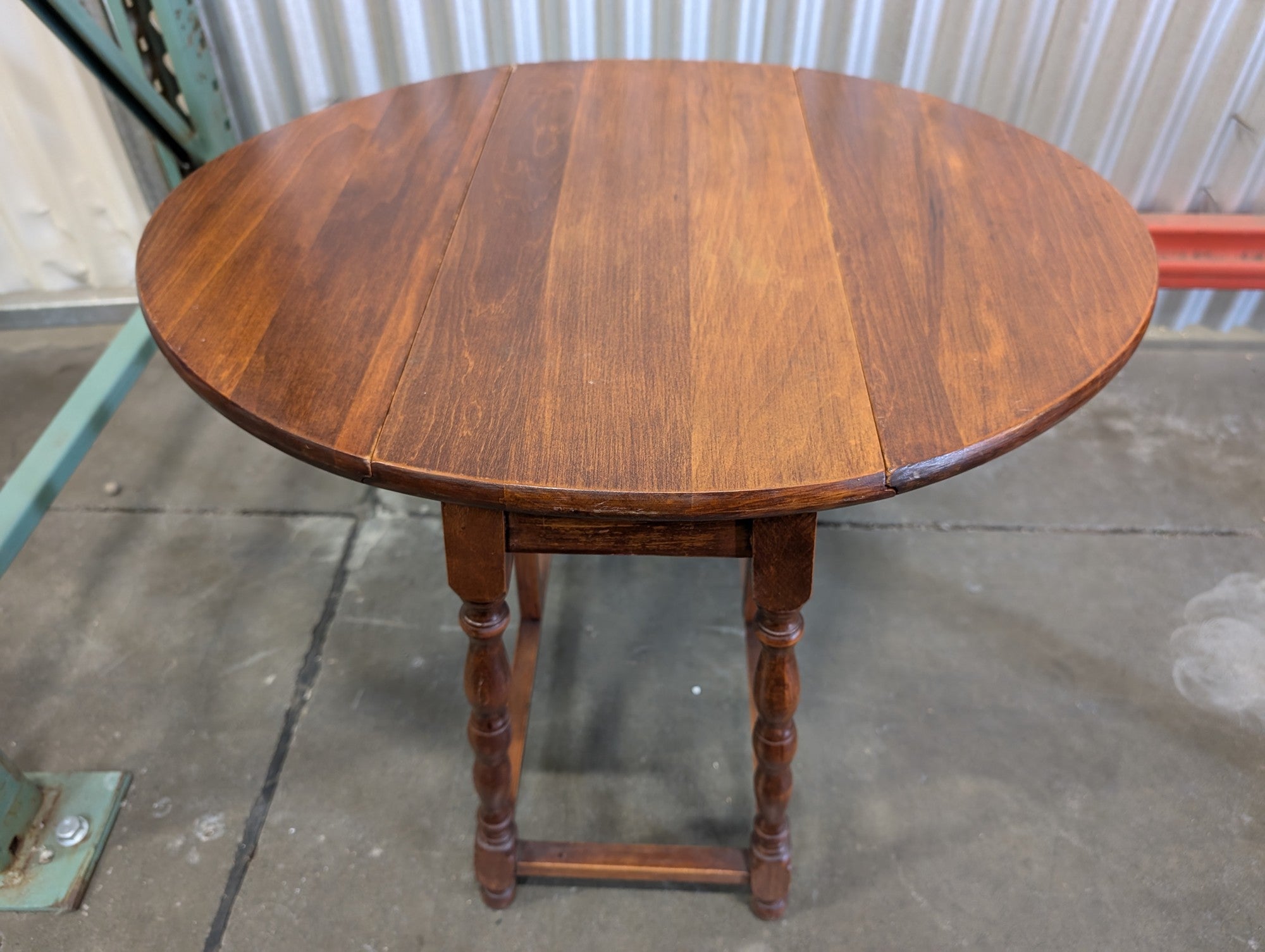 Versatile Wooden Drop-Leaf Accent Table