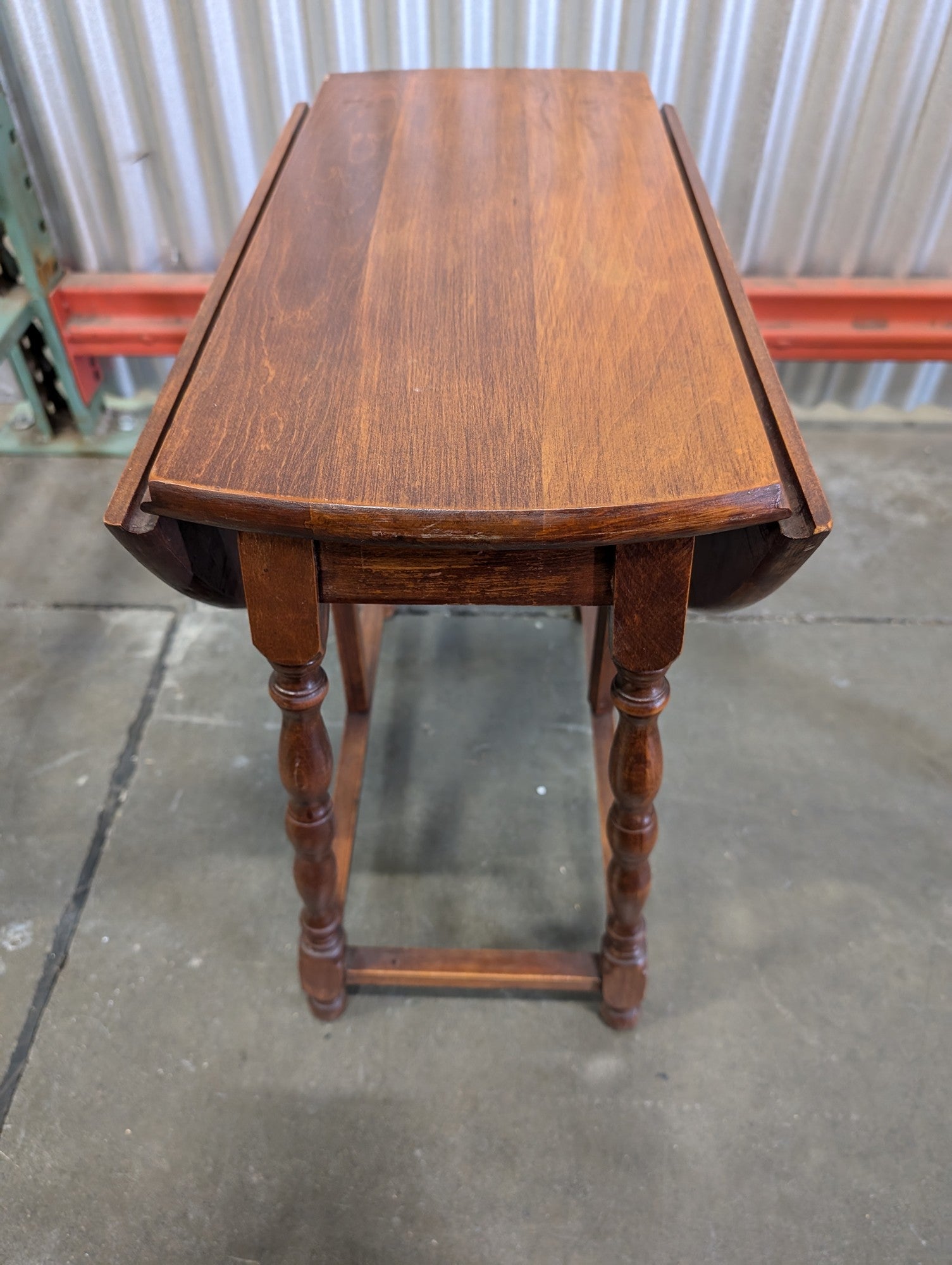 Versatile Wooden Drop-Leaf Accent Table
