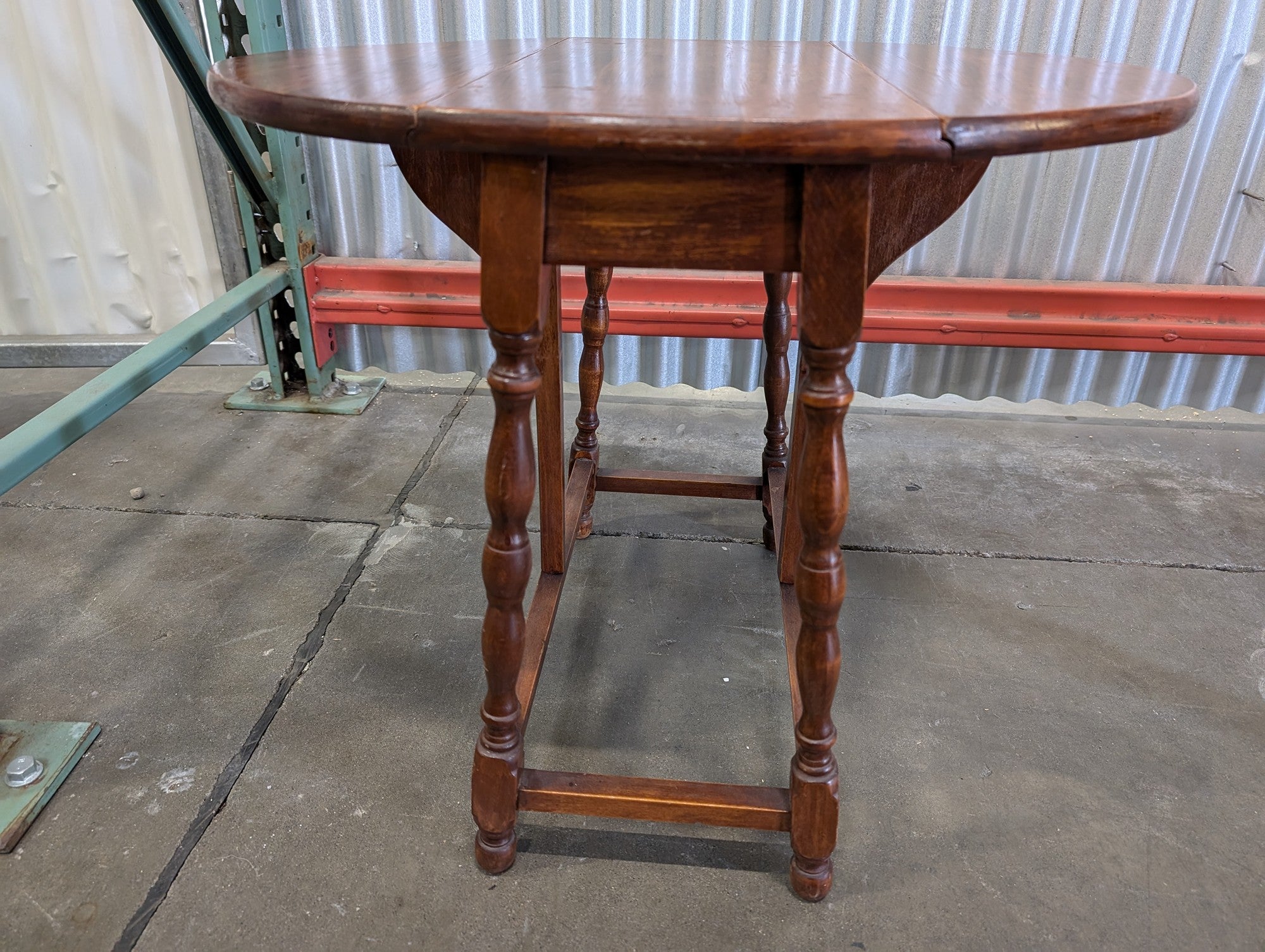 Versatile Wooden Drop-Leaf Accent Table