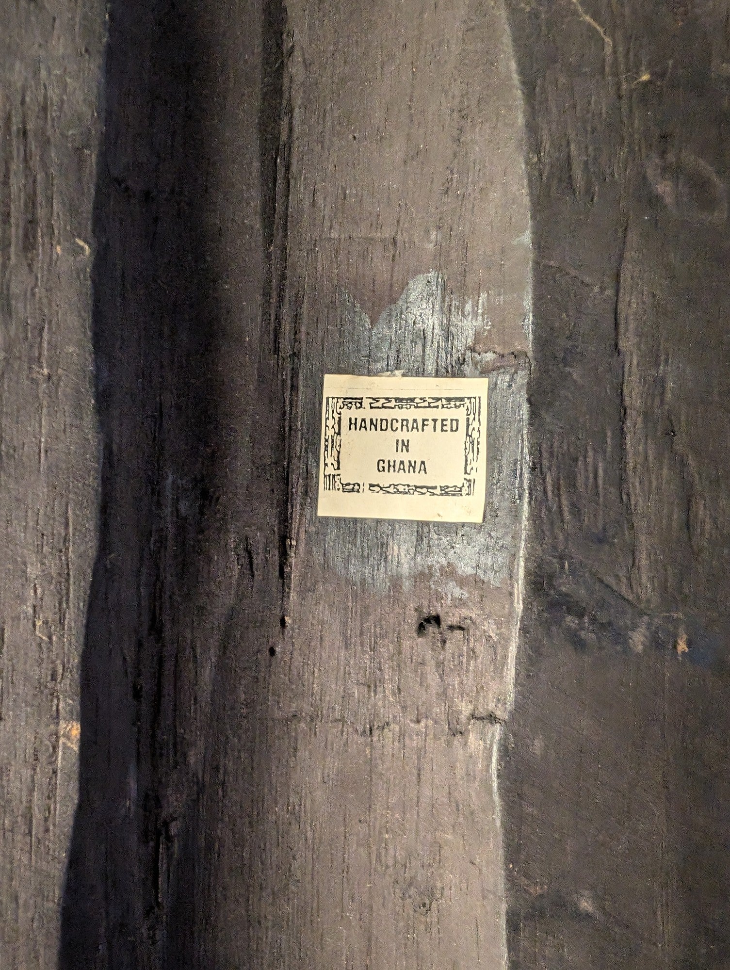 Handcrafted Ghanaian Wooden Tribal Mask Wall Art Sculpture