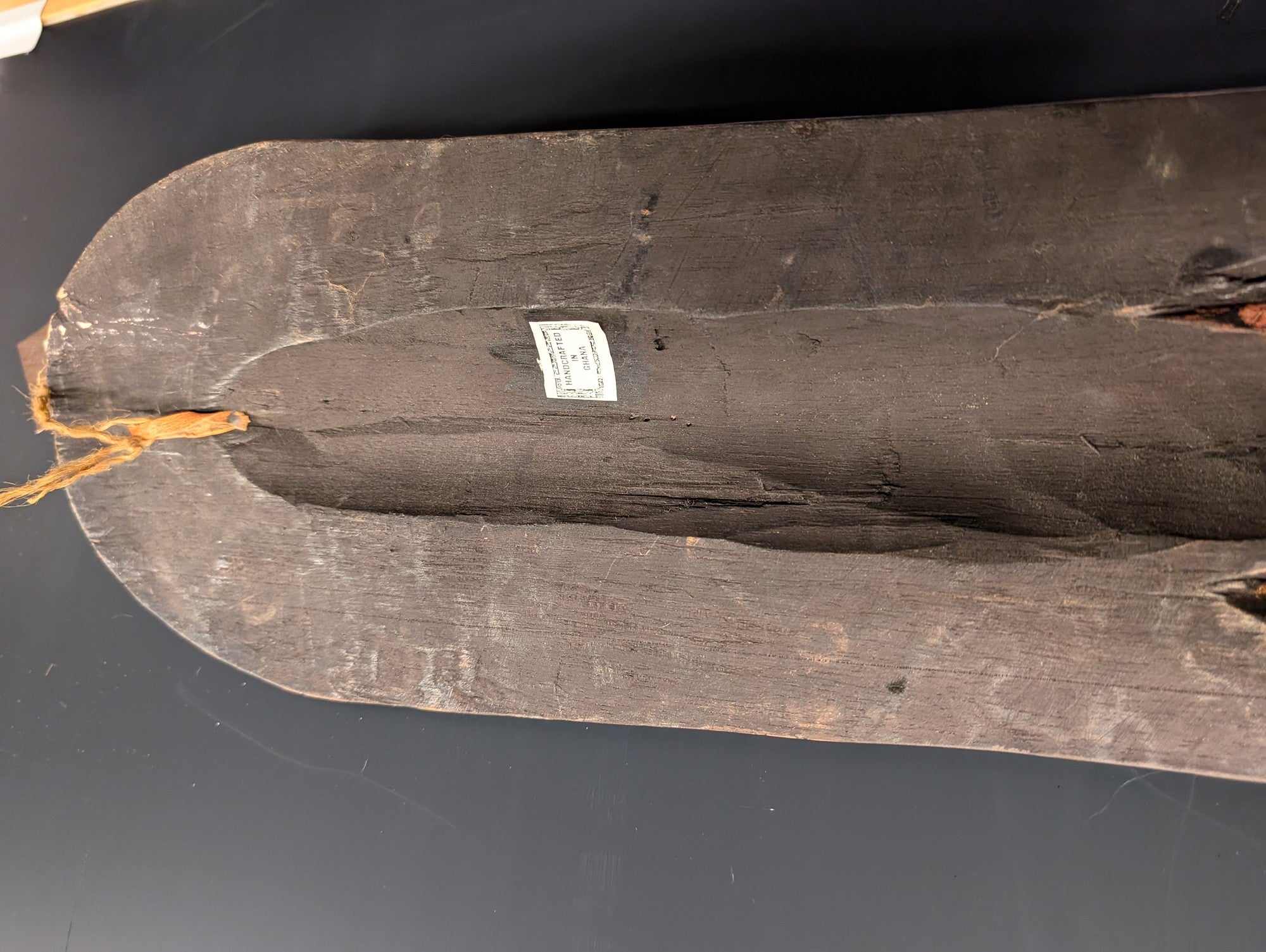 Handcrafted Ghanaian Wooden Tribal Mask Wall Art Sculpture