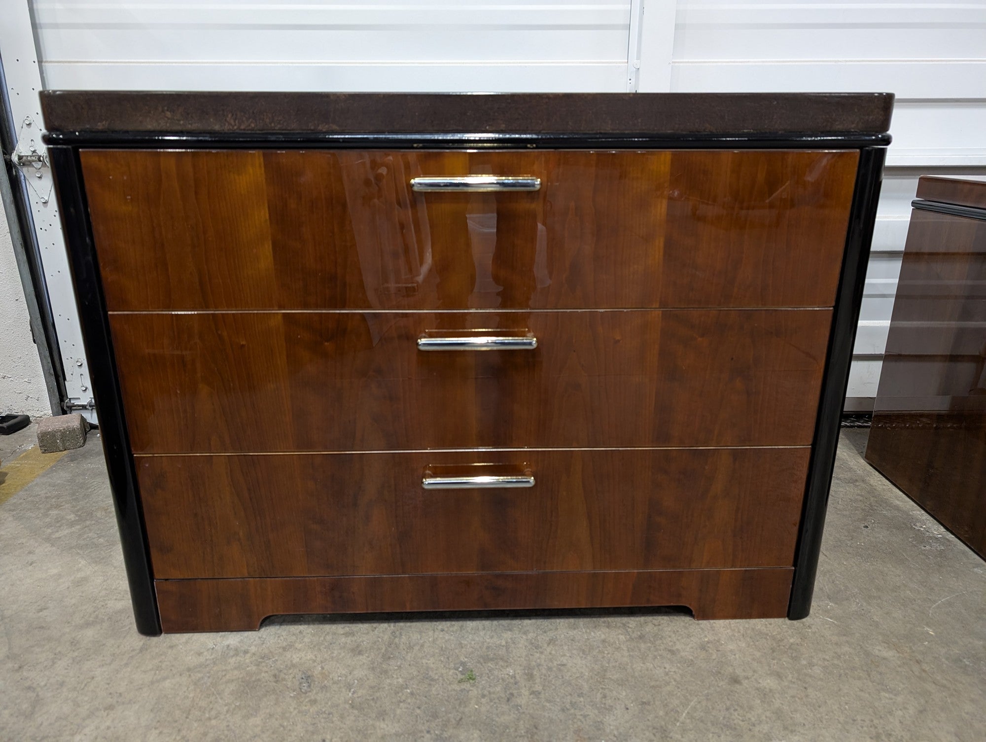 Henredon Sleek Wood Three-Drawer Chest