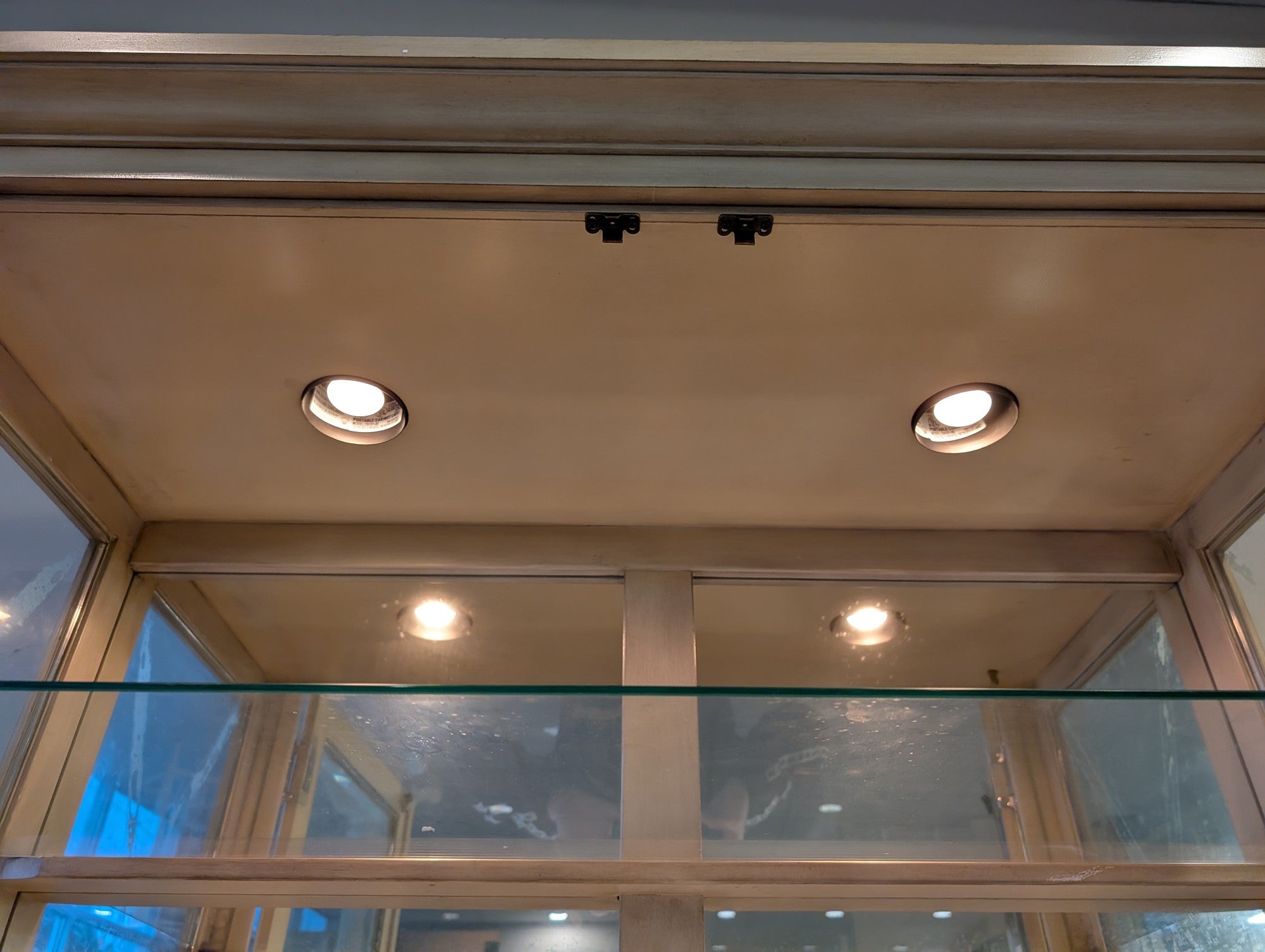 Chris Madden Forest Glen Versatile Wood Display Hutch Cabinet