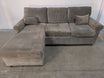 Comfortable Gray Fabric Sectional Sofa with Left-Facing Chaise