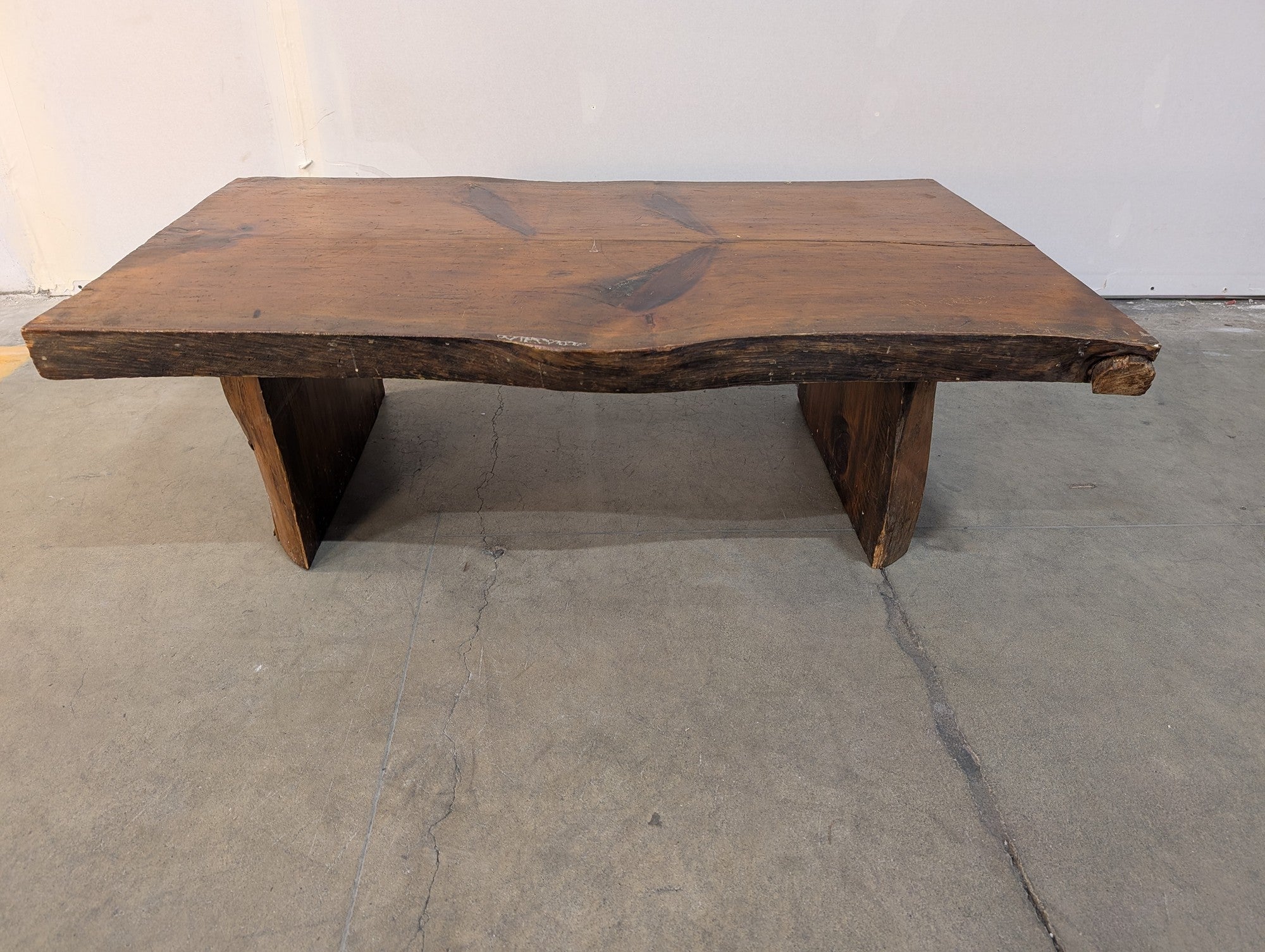 Rustic Live Edge Wood Coffee Table