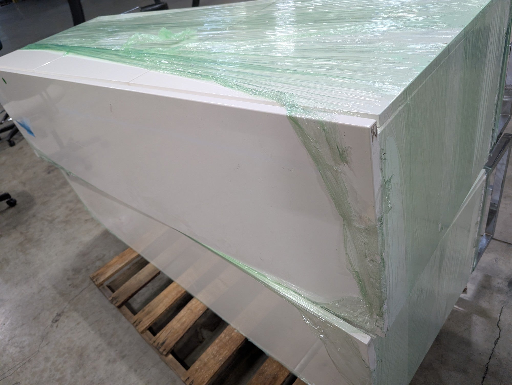 White Modular Countertop Storage Unit