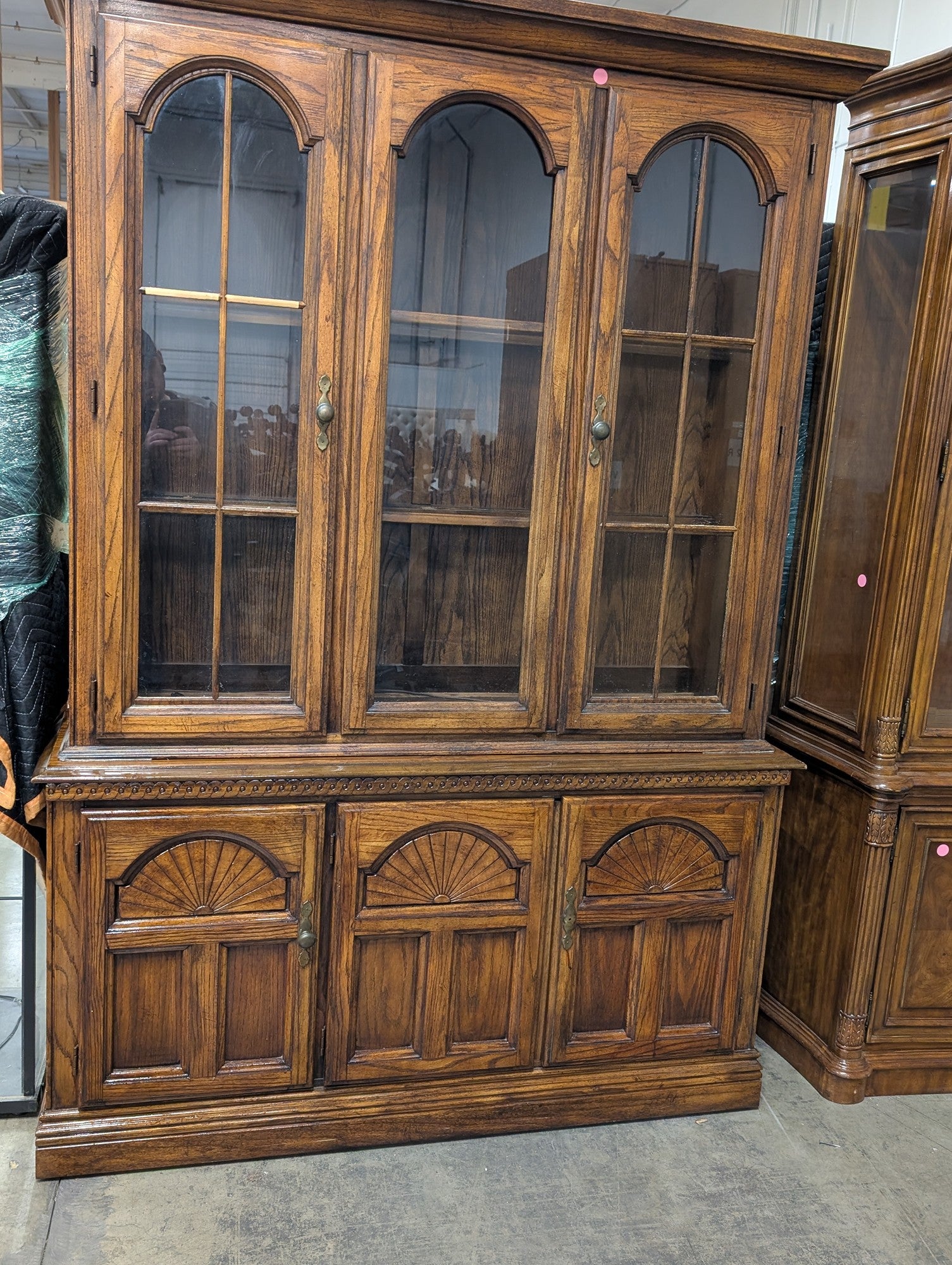 Traditional Renfrew Hall China Cabinet