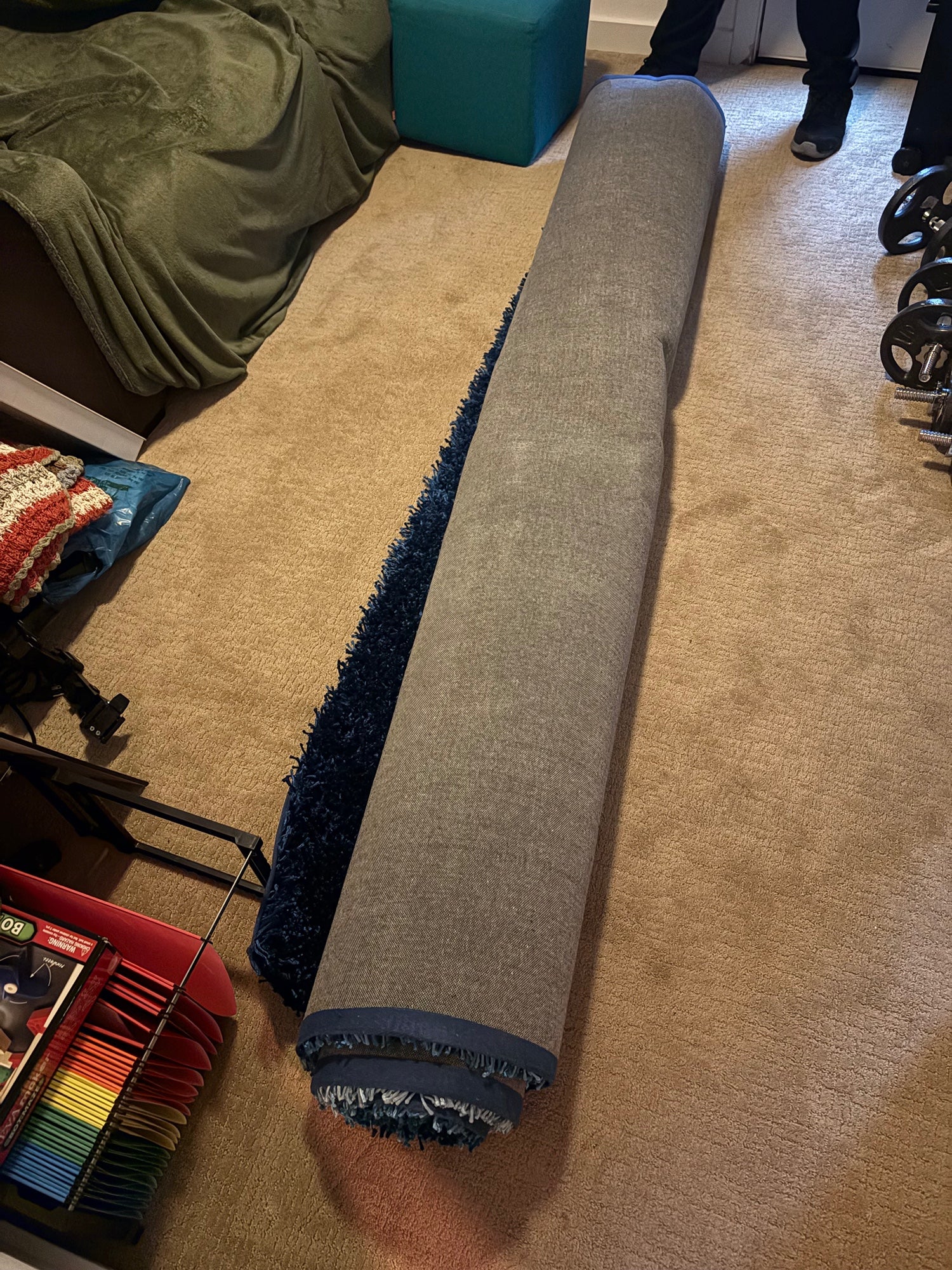 Dalyn Spectrum Gradient Blue Shag Rug - 8' x 10'