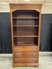 American Drew Traditional Solid Wood Bookcase with Storage Drawers