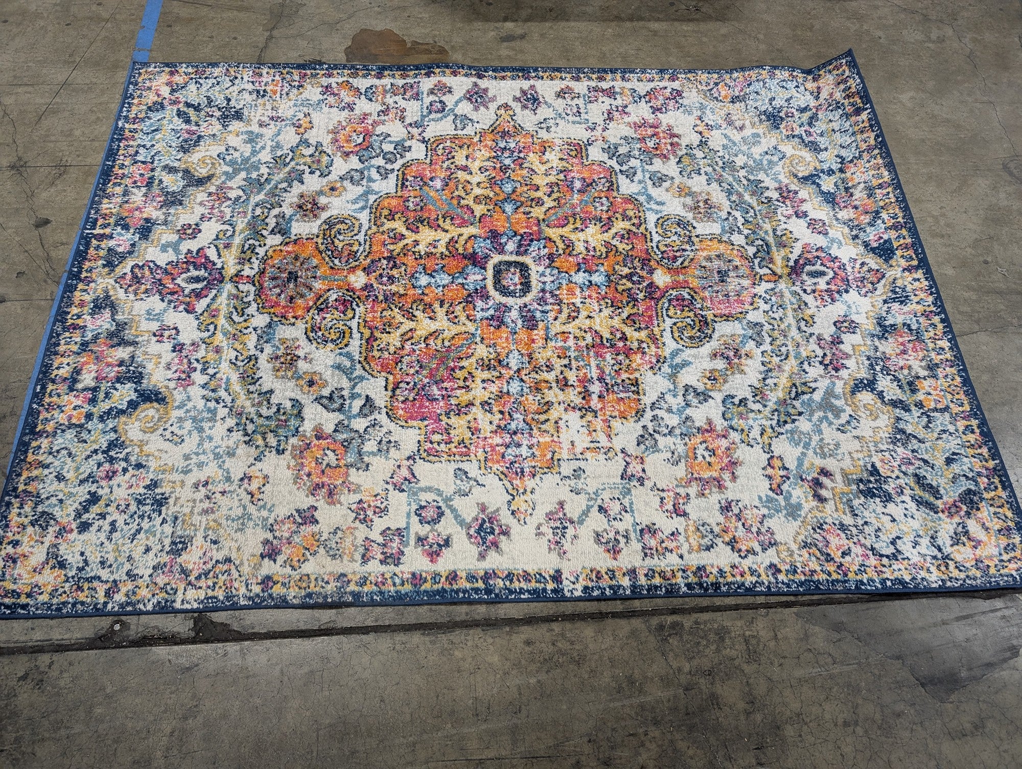 Surya Harput Distressed Medallion Area Rug