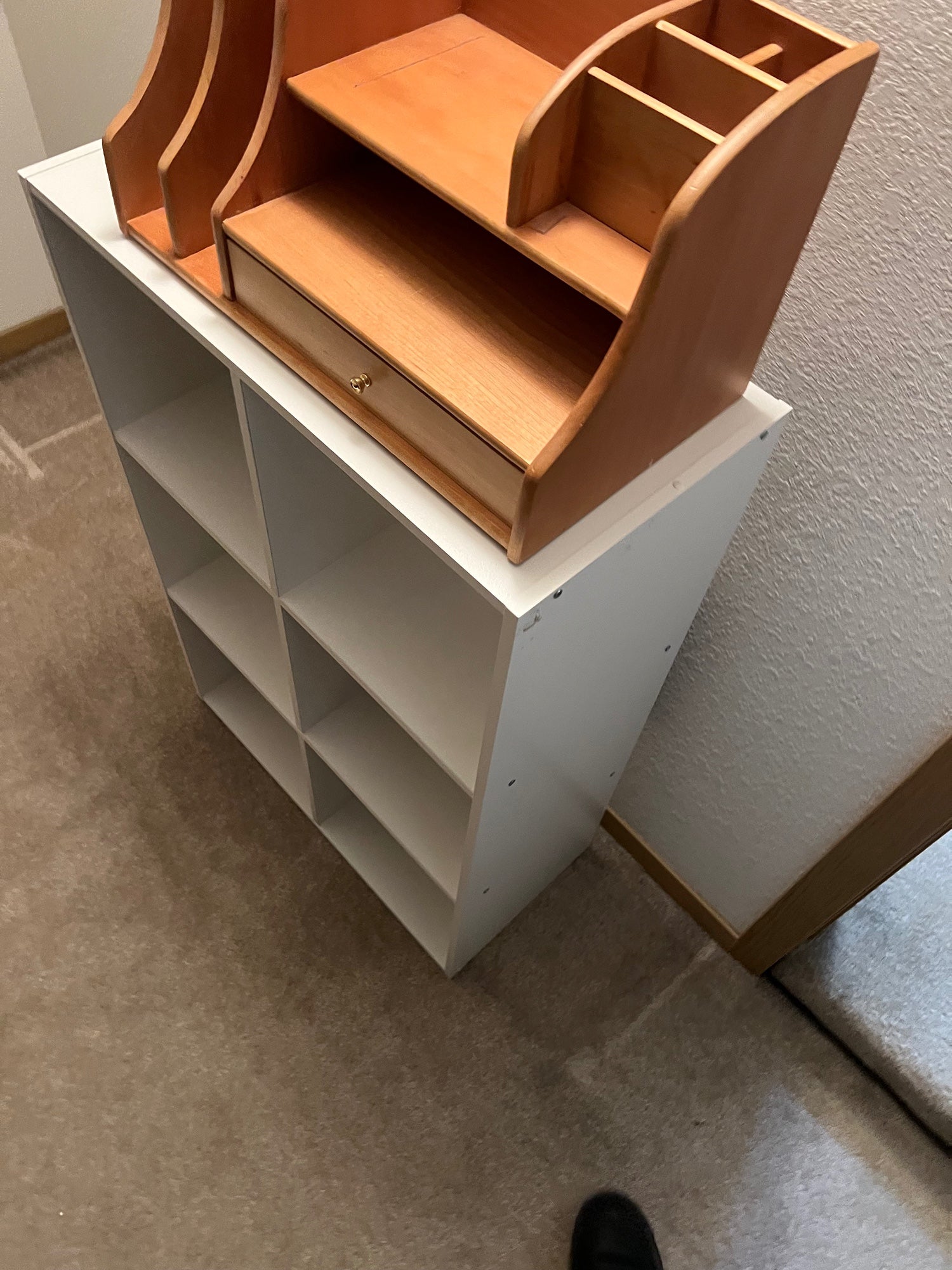 White Cube Storage Unit Set