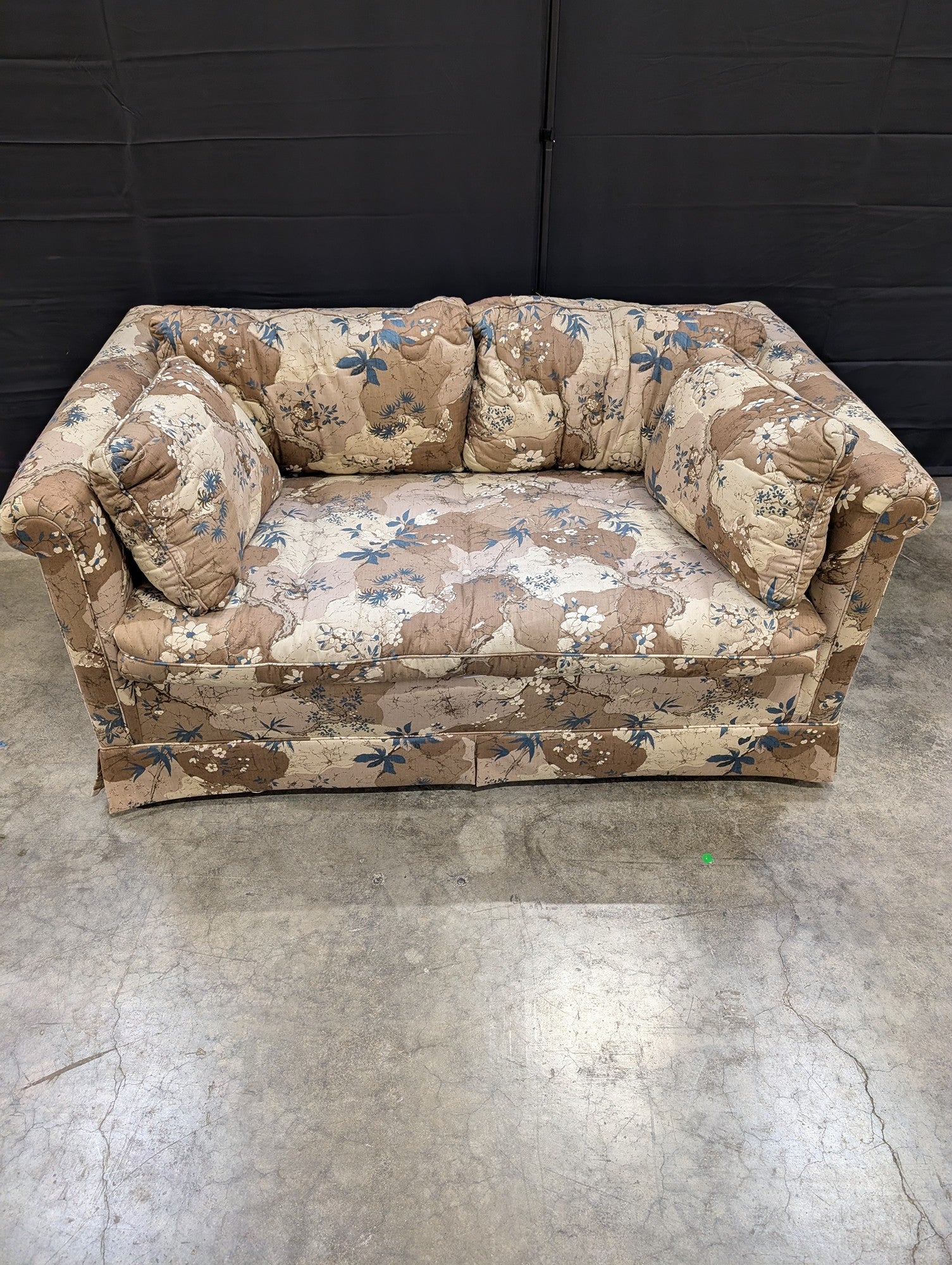 Drexel Batonical Print Two-Seater Sofa