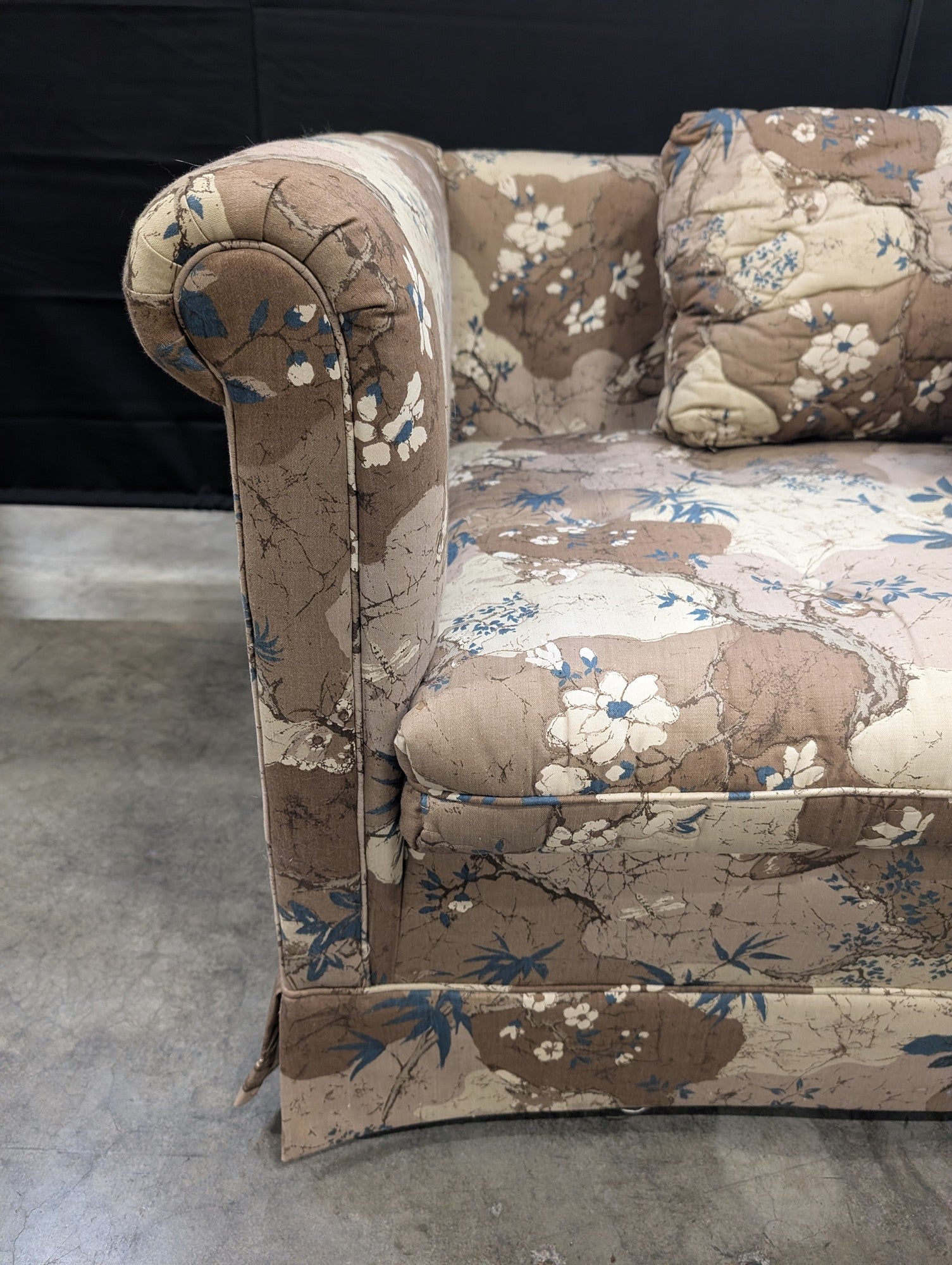 Drexel Batonical Print Two-Seater Sofa